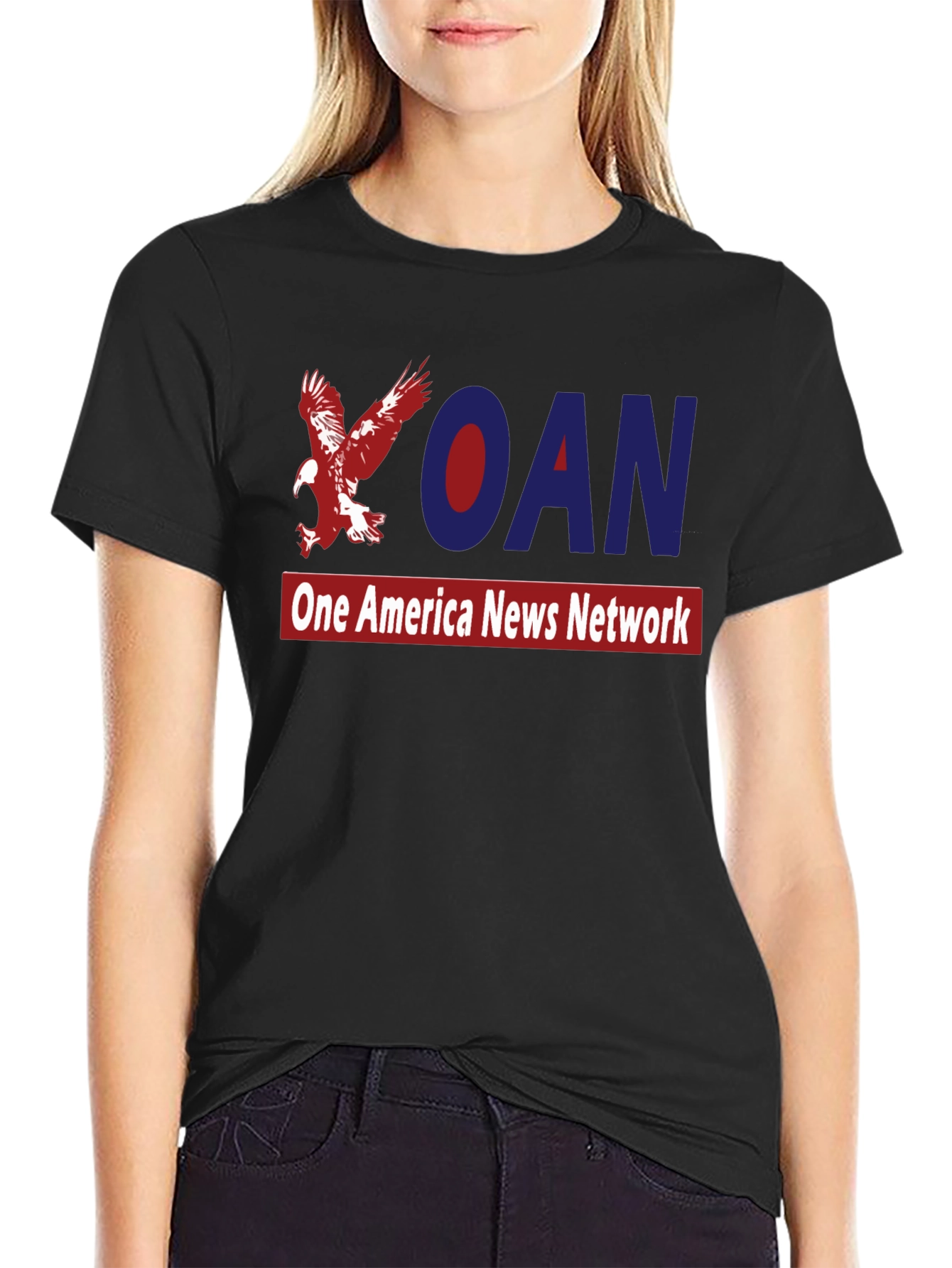 OAN One America News T-Shirt Black