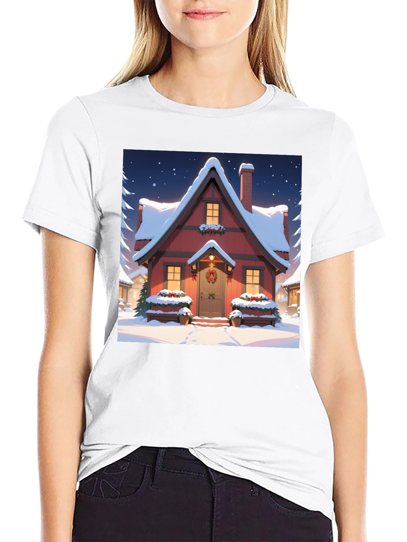 Winter Cottage T-Shirt