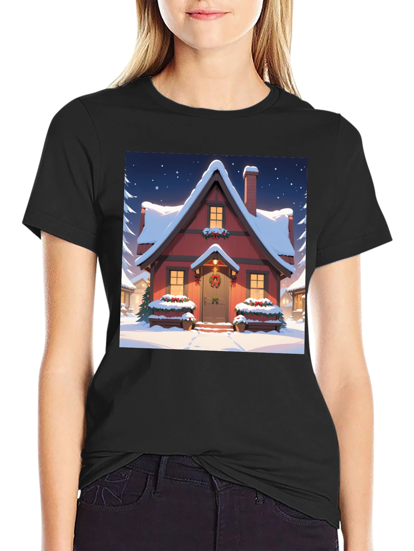 Winter Cottage T-Shirt
