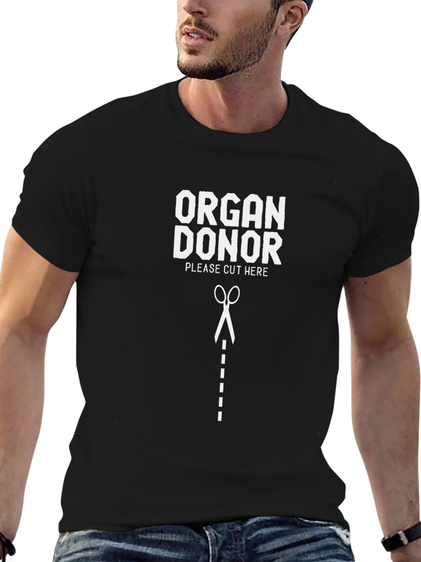 Organ Donor - Please Cut Here T-Shirt
