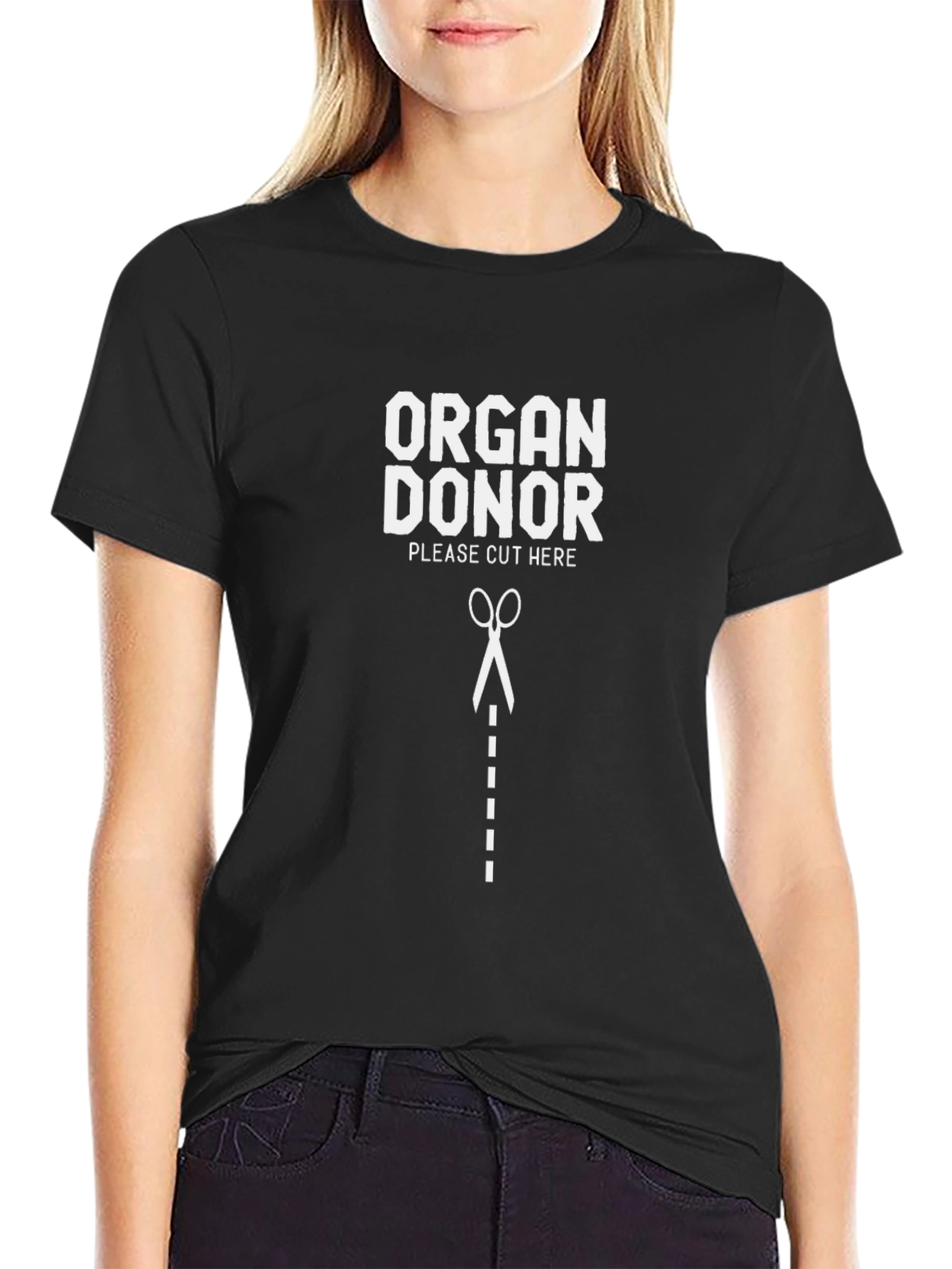Organ Donor - Please Cut Here T-Shirt