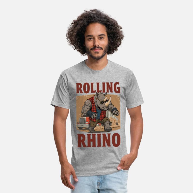 Rolling Rhino Trucker Art