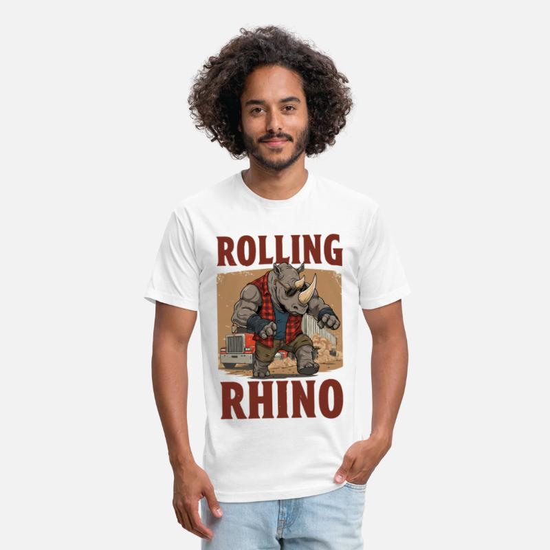 Rolling Rhino Trucker Art