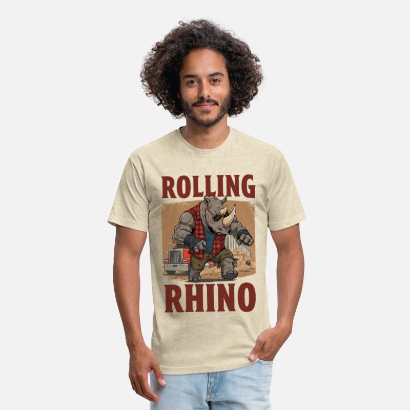 Rolling Rhino Trucker Art