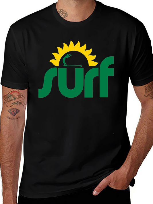 Surf Sun Graphic Tee - Stylish Summer T-Shirt