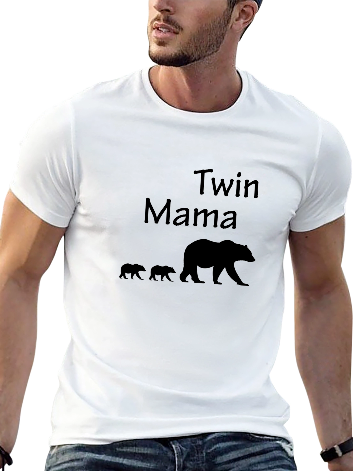 Twin Mama Bear T-Shirt