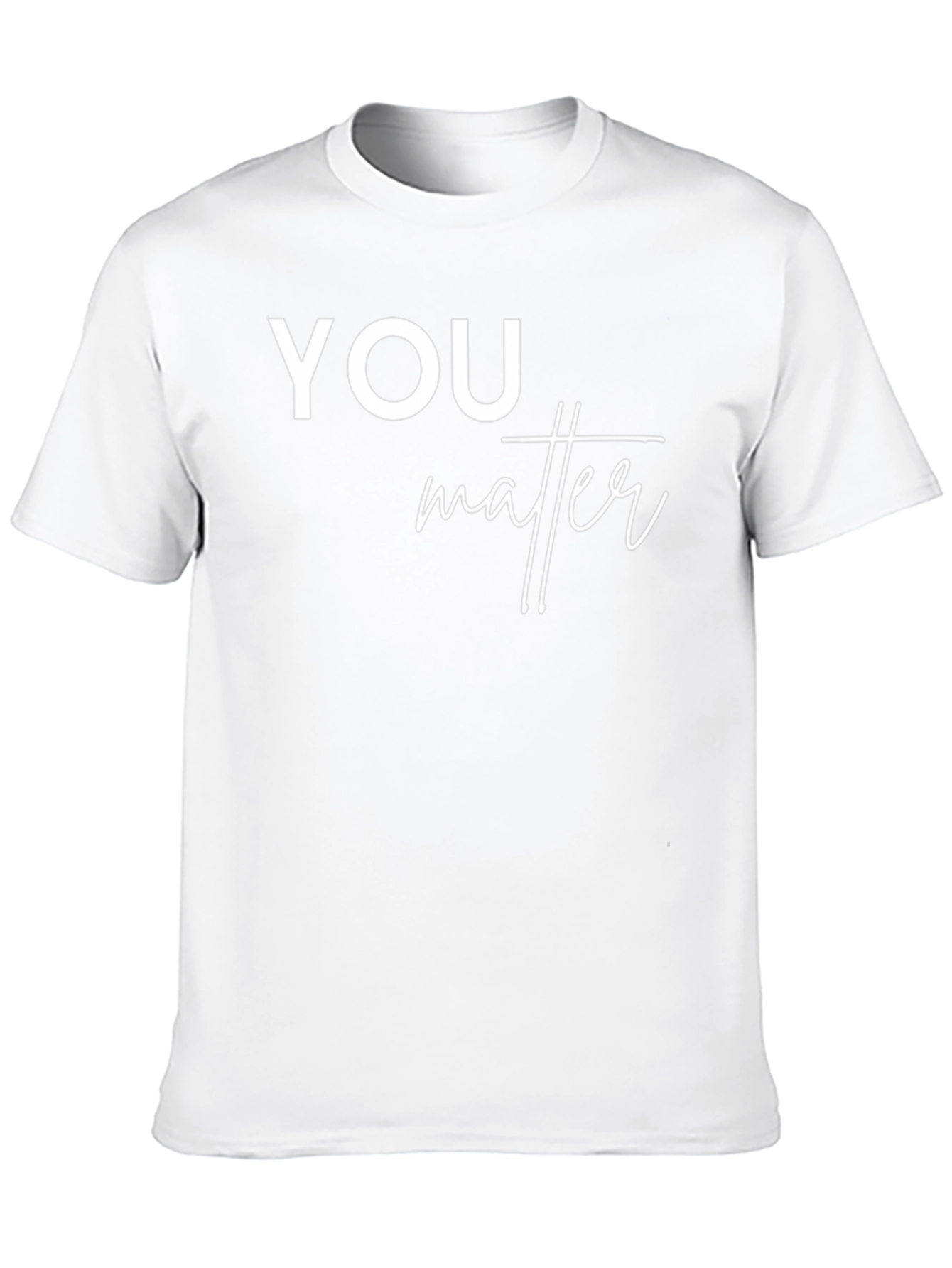 You Matter Graphic Tee - Positive Message Shirt
