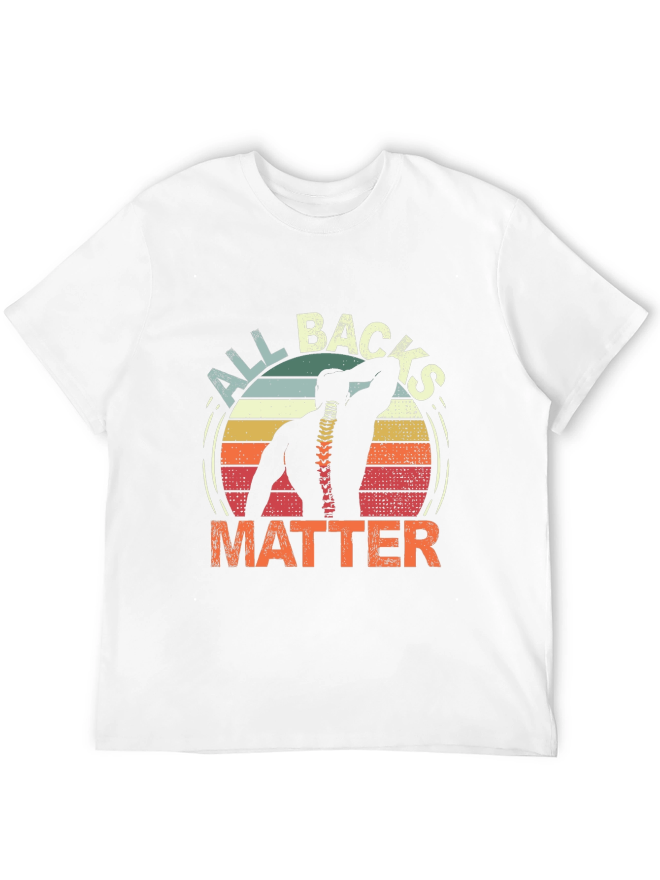 All Backs Matter Graphic Tee - Chiropractic T-Shirt
