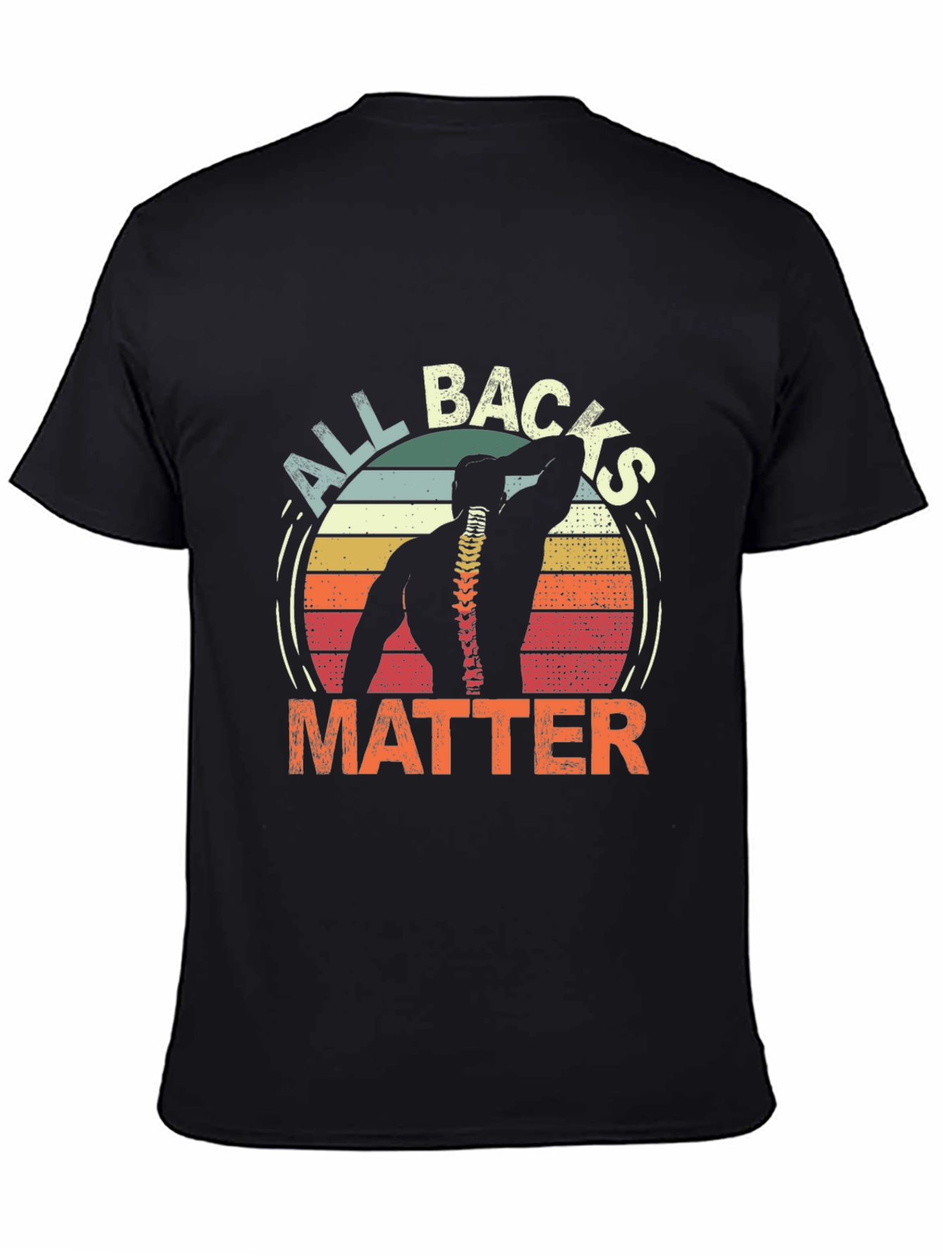 All Backs Matter Graphic Tee - Chiropractic T-Shirt
