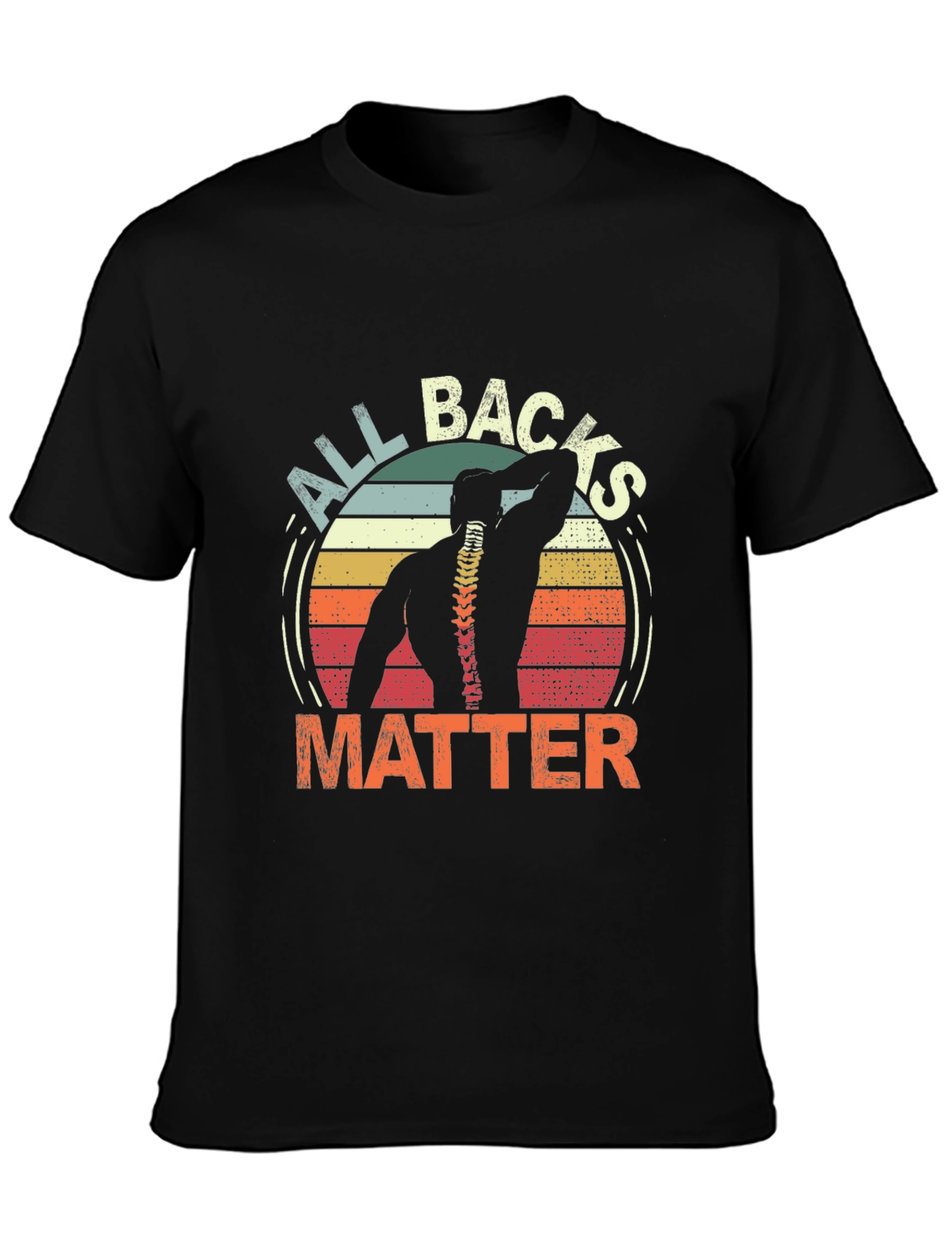 All Backs Matter Graphic Tee - Chiropractic T-Shirt