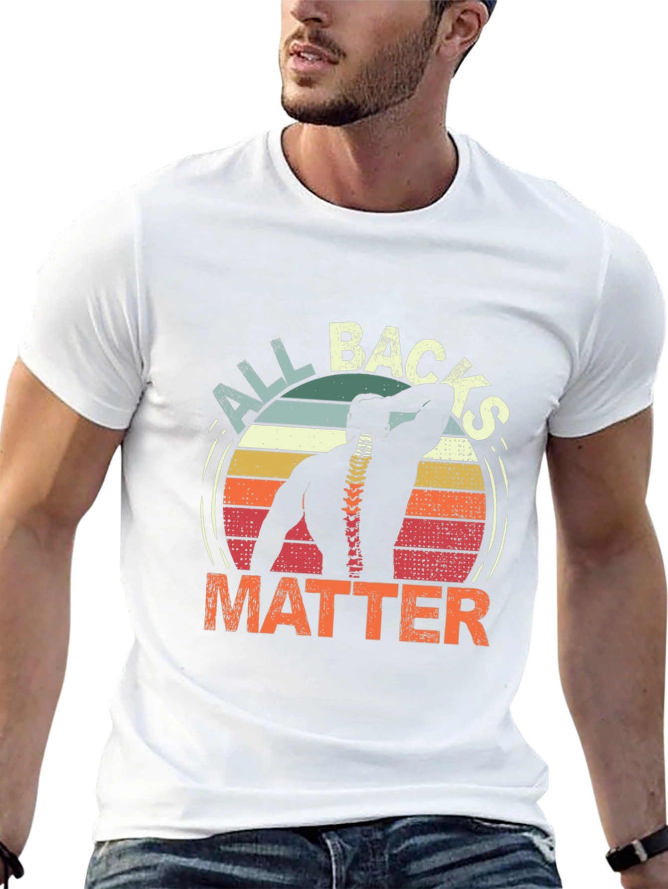 All Backs Matter Graphic Tee - Chiropractic T-Shirt