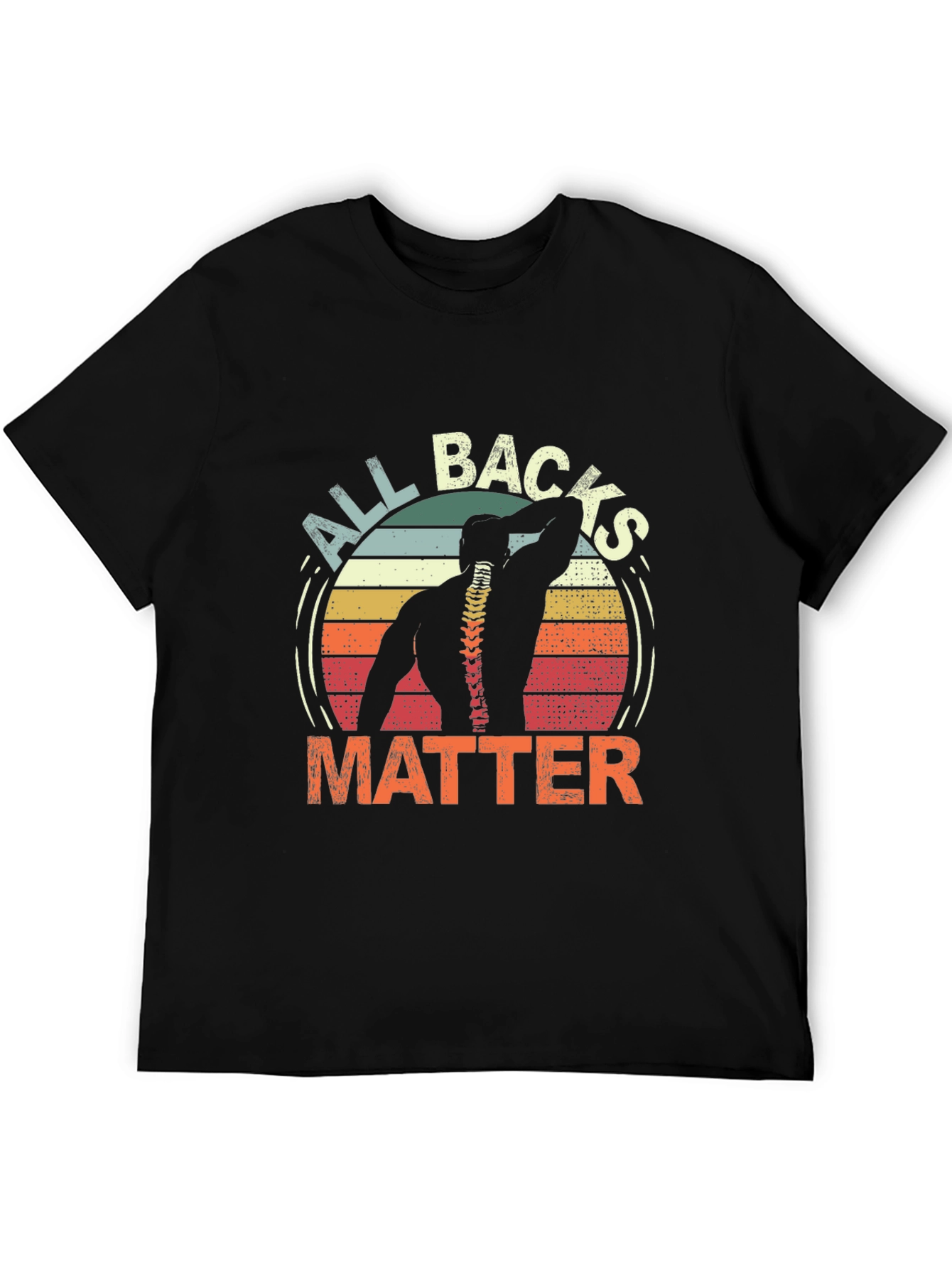 All Backs Matter Graphic Tee - Chiropractic T-Shirt