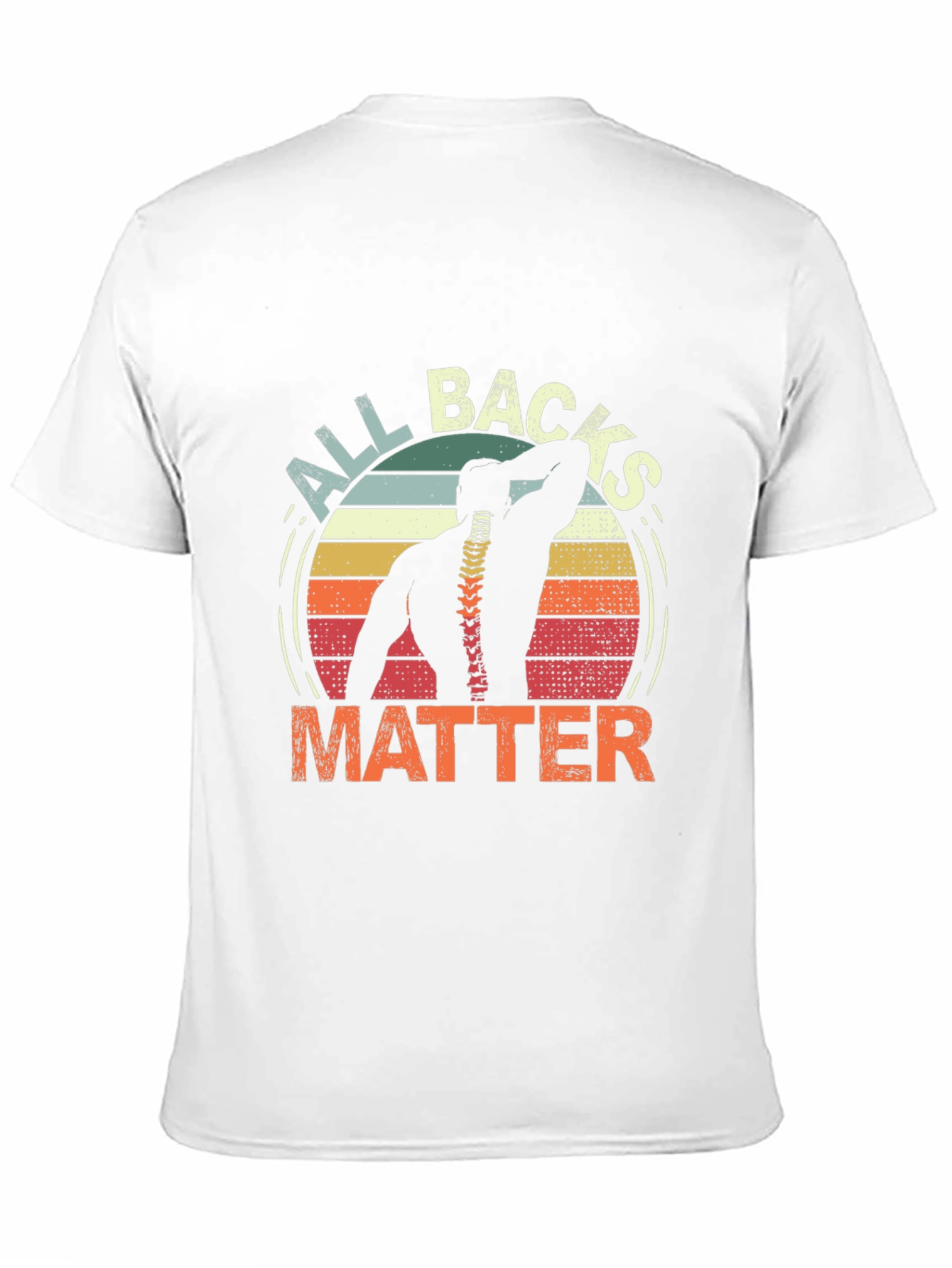All Backs Matter Graphic Tee - Chiropractic T-Shirt