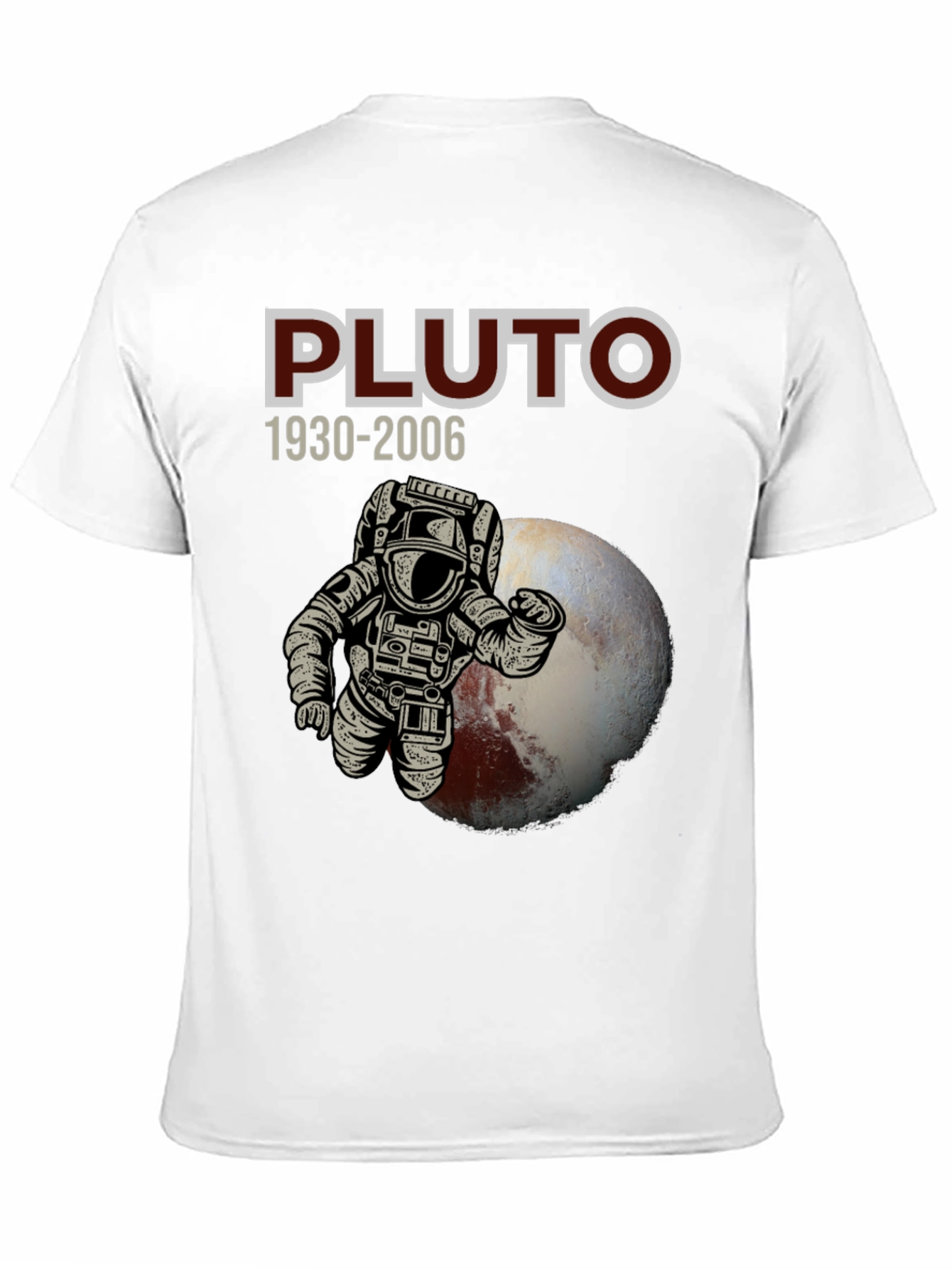 Pluto Astronaut Graphic T-Shirt - Never Forget