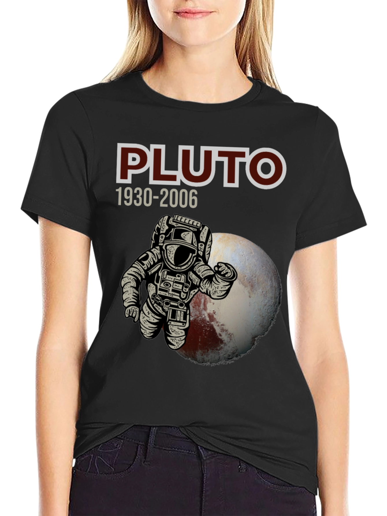 Pluto Astronaut Graphic T-Shirt - Never Forget