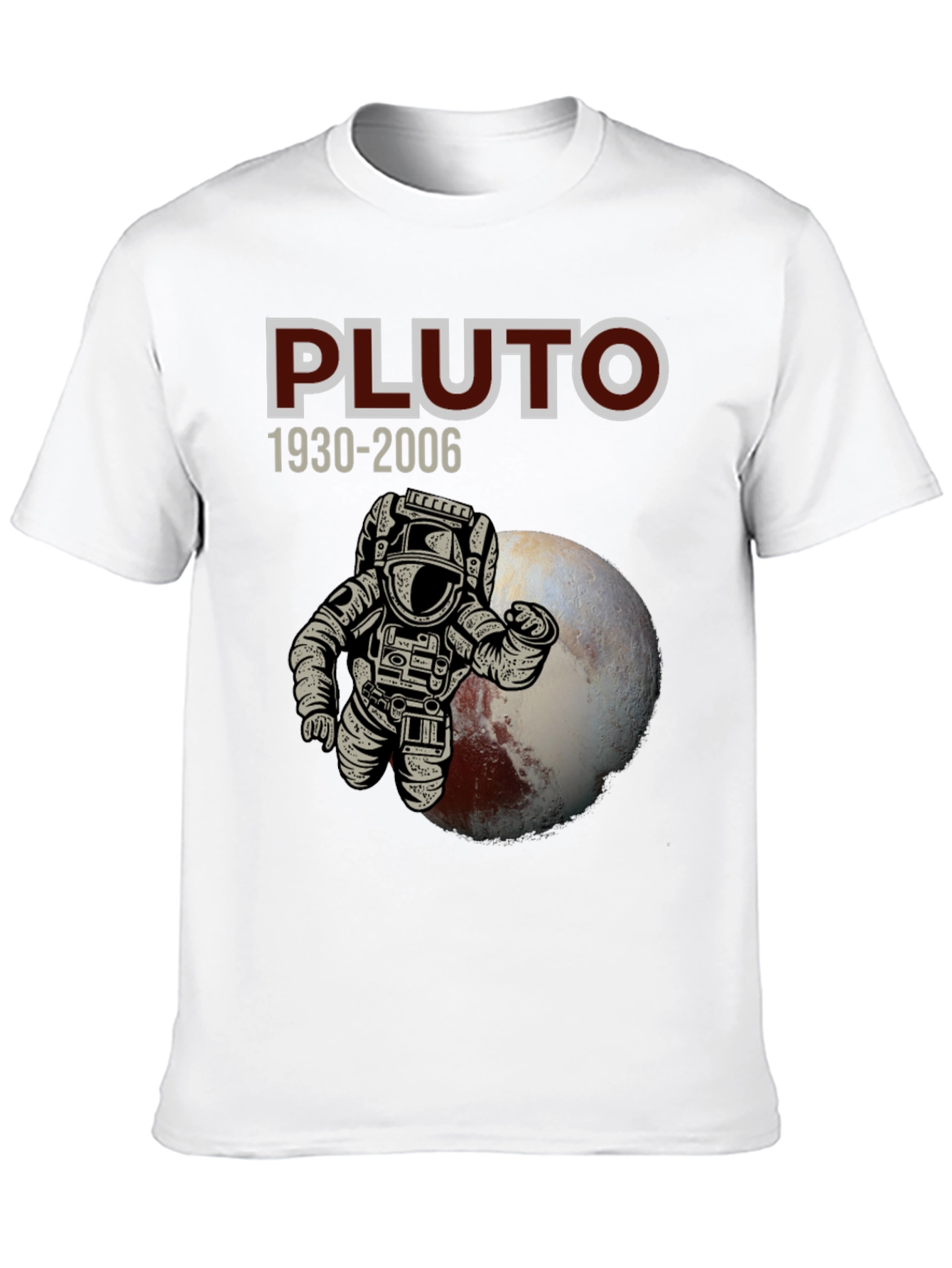 Pluto Astronaut Graphic T-Shirt - Never Forget