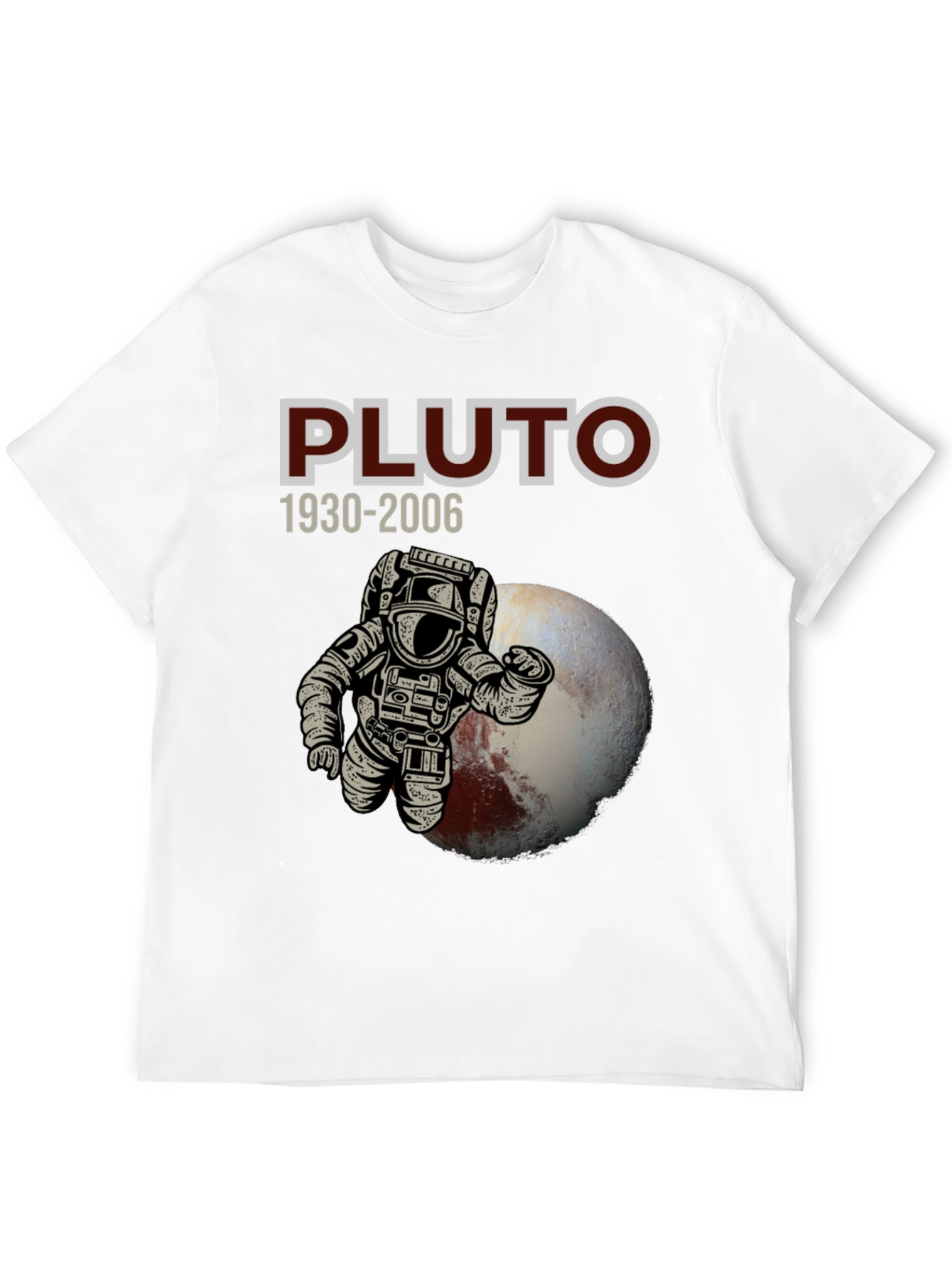 Pluto Astronaut Graphic T-Shirt - Never Forget