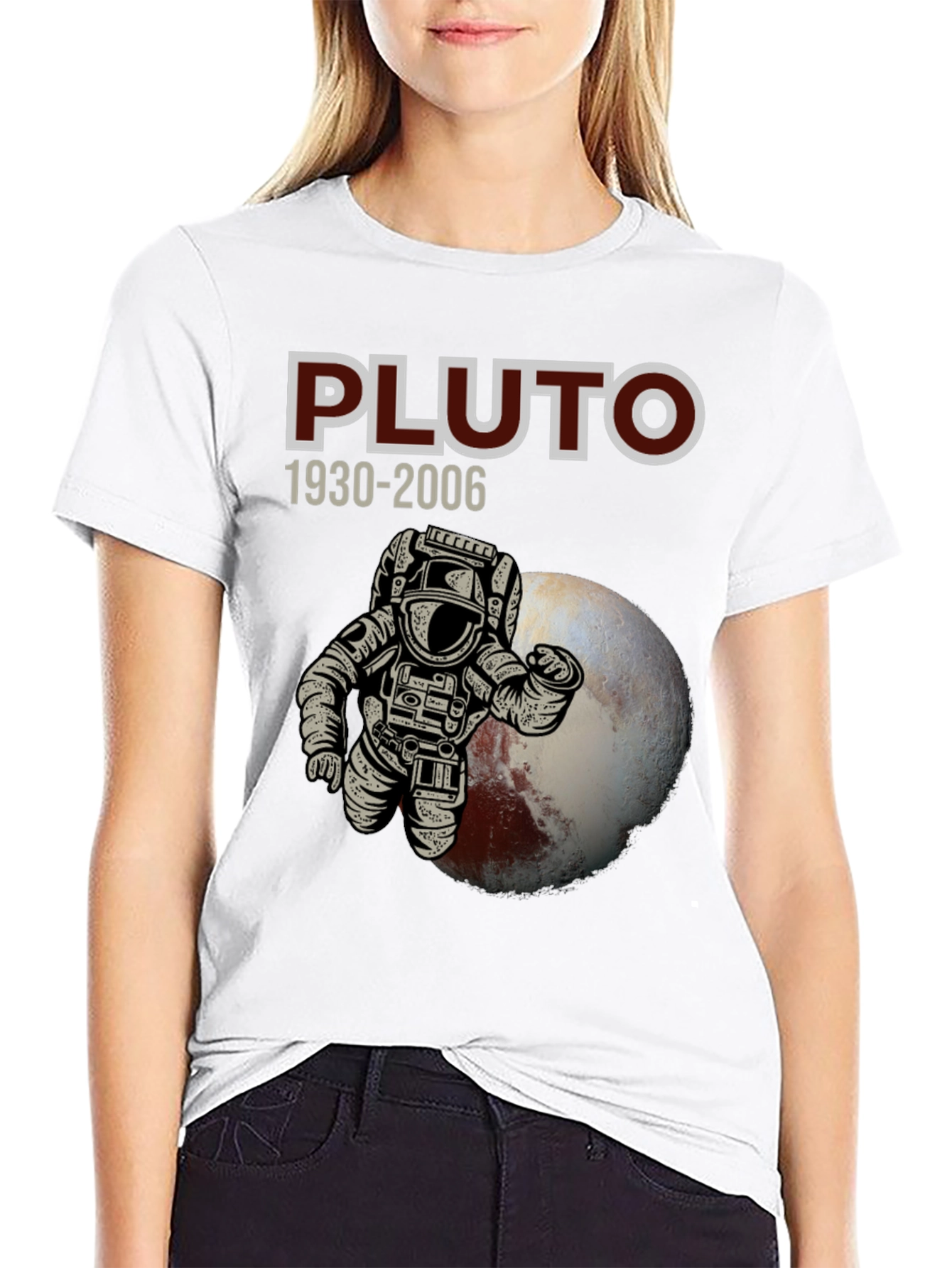 Pluto Astronaut Graphic T-Shirt - Never Forget