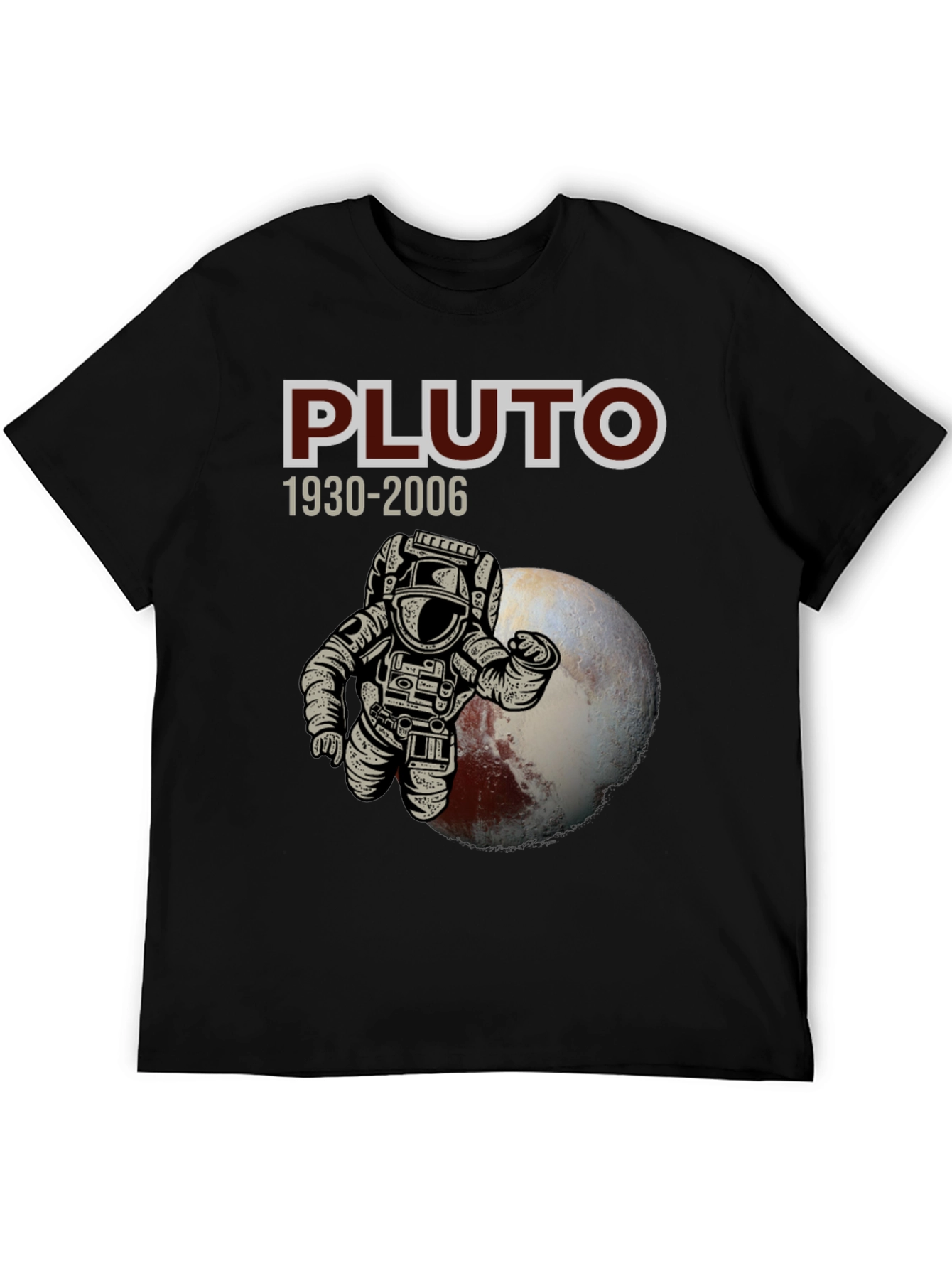 Pluto Astronaut Graphic T-Shirt - Never Forget
