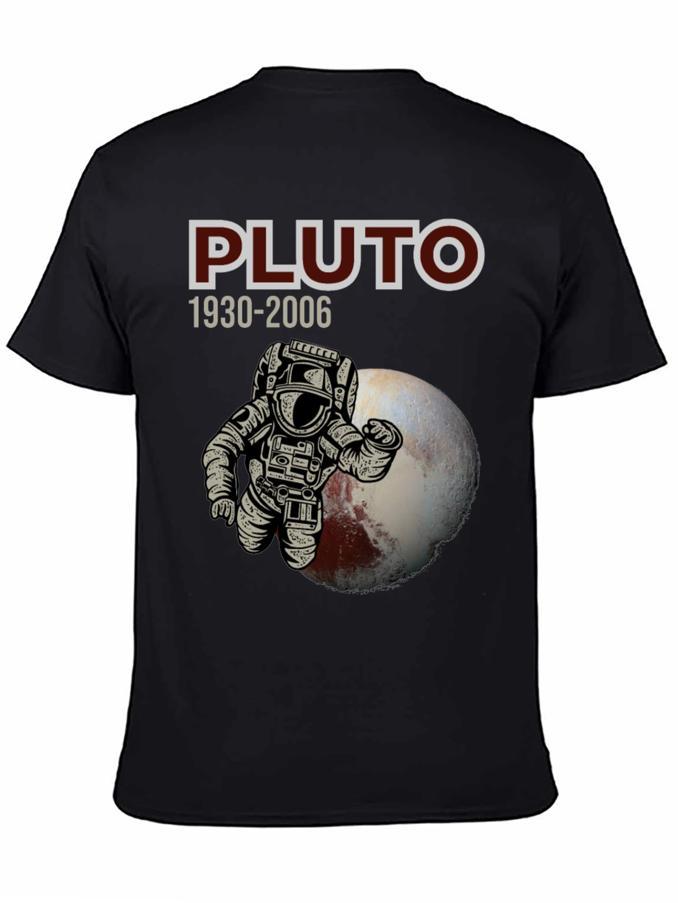 Pluto Astronaut Graphic T-Shirt - Never Forget