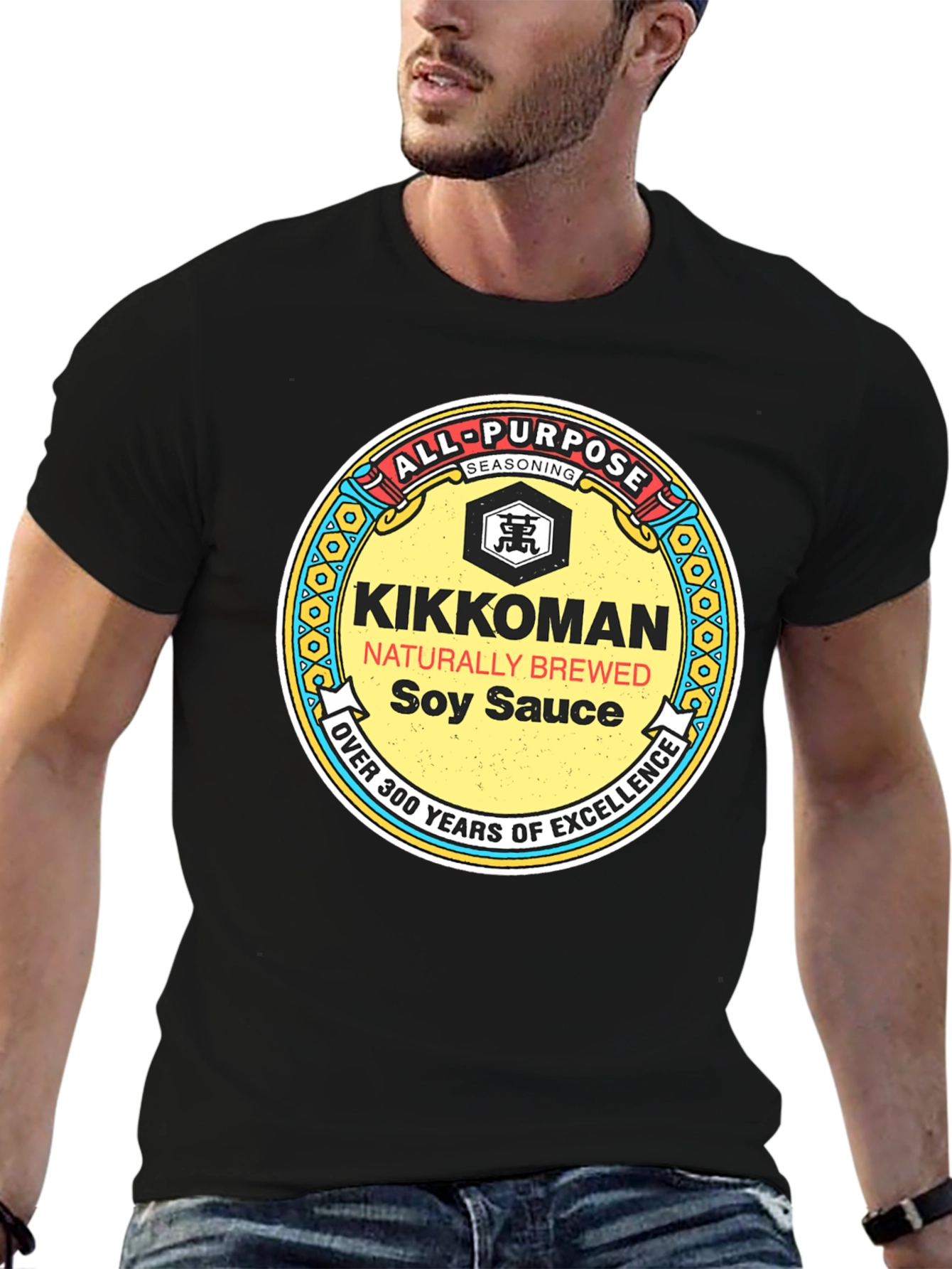 Kikkoman Soy Sauce Graphic T-Shirt - All-Purpose Seasoning