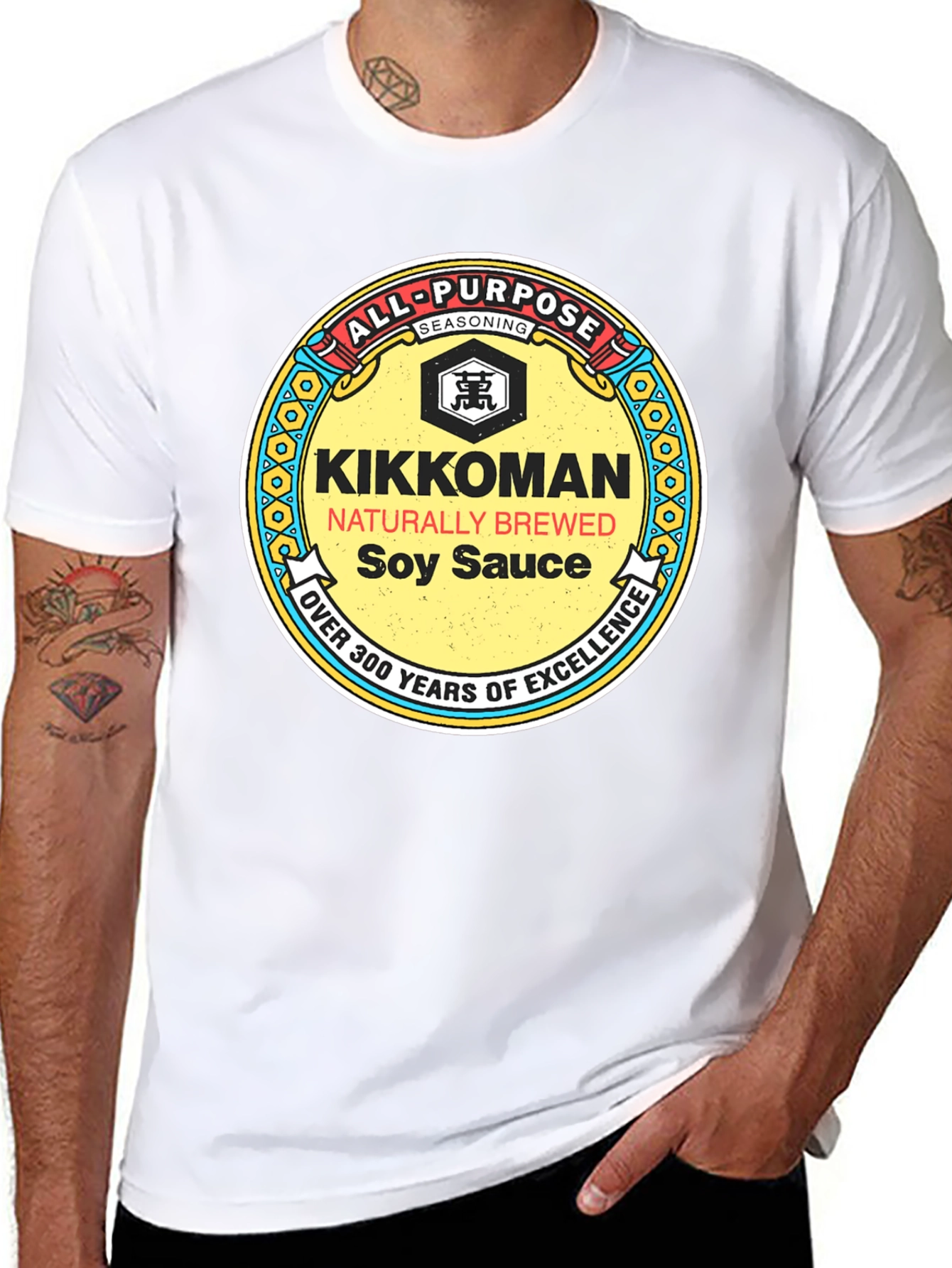Kikkoman Soy Sauce Graphic T-Shirt - All-Purpose Seasoning