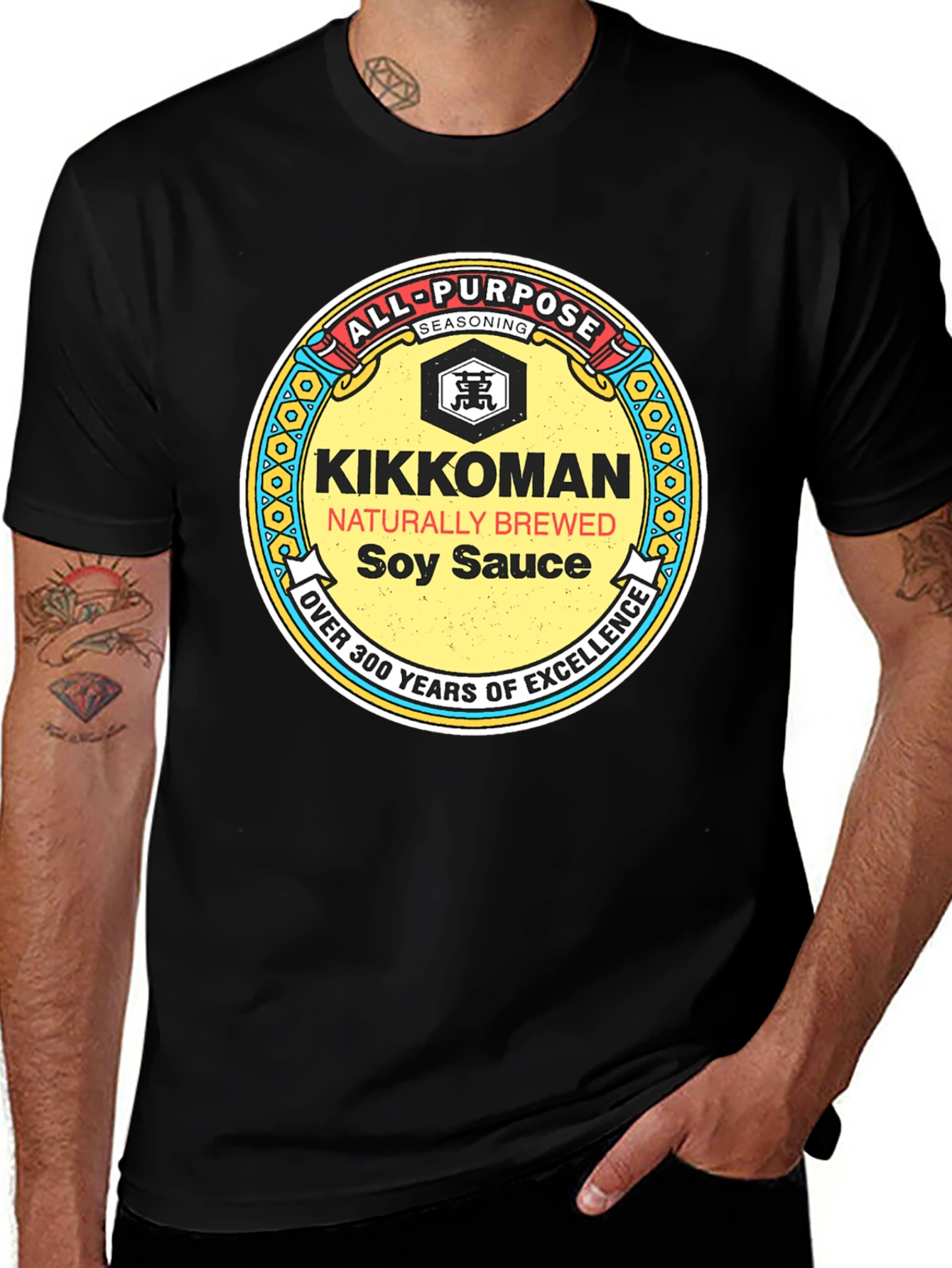 Kikkoman Soy Sauce Graphic T-Shirt - All-Purpose Seasoning