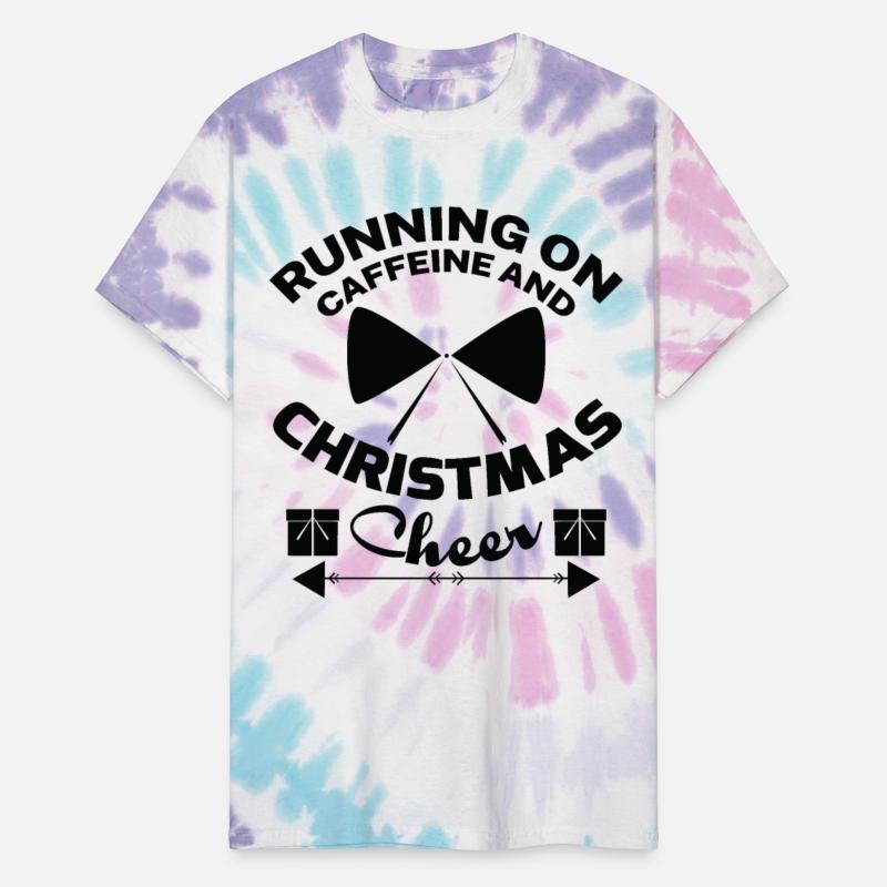Running on caffeine and Christmas cheer T shirt