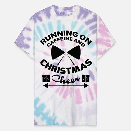 Running on caffeine and Christmas cheer T shirt