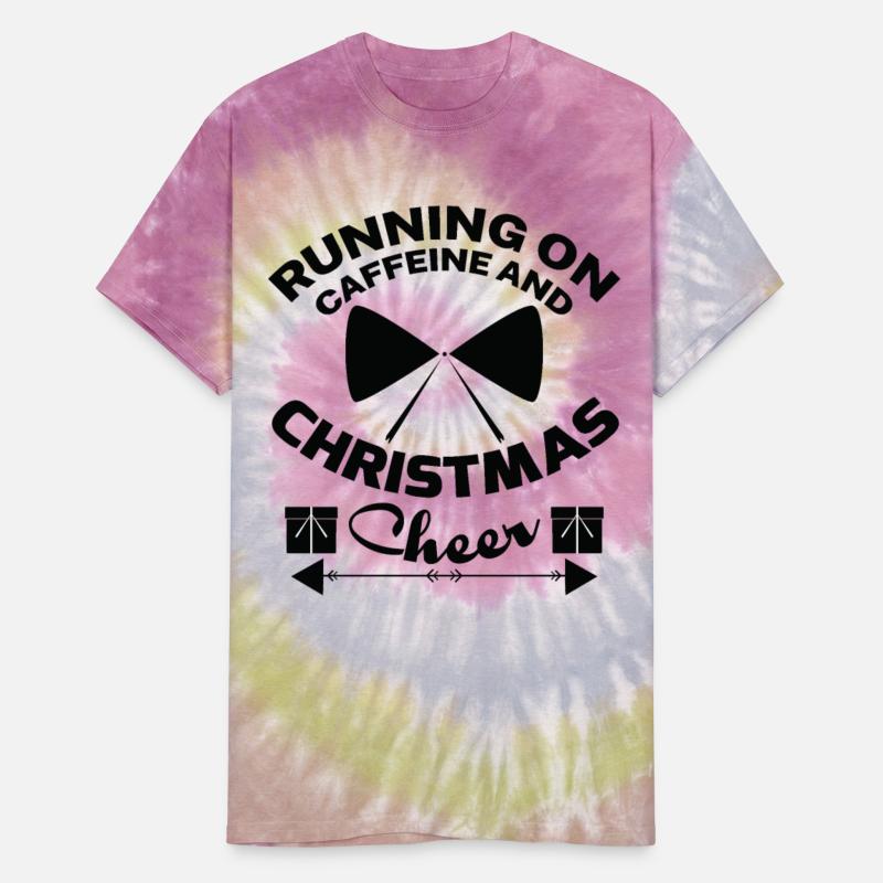 Running on caffeine and Christmas cheer T shirt
