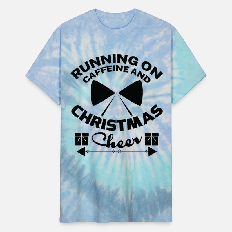 Running on caffeine and Christmas cheer T shirt