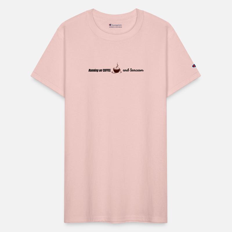 Running on Coffee and Sarcasm - funny Caffeine