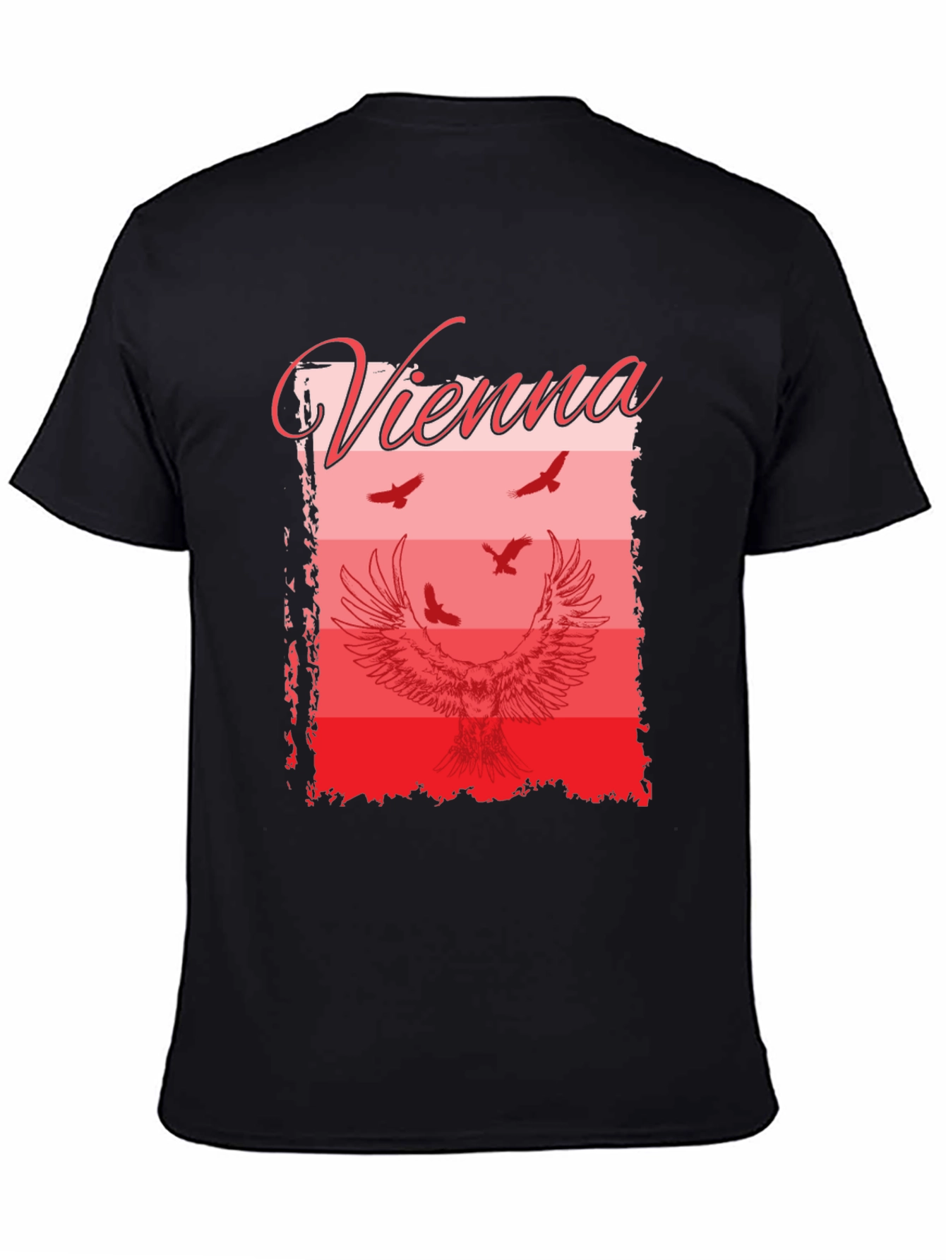 Vienna Eagle Graphic T-Shirt | Stylish City Souvenir Tee