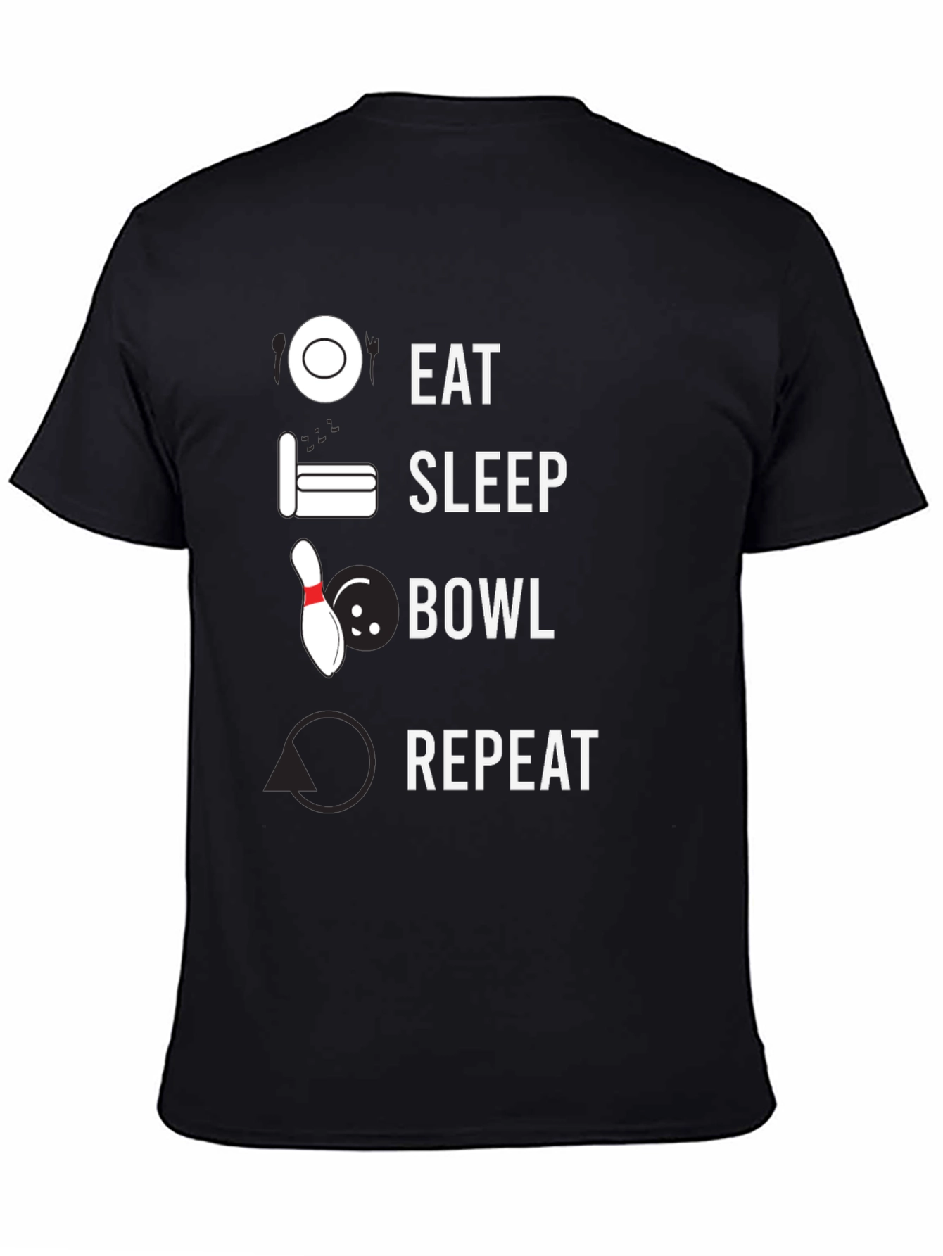 Eat Sleep Bowl Repeat T-Shirt