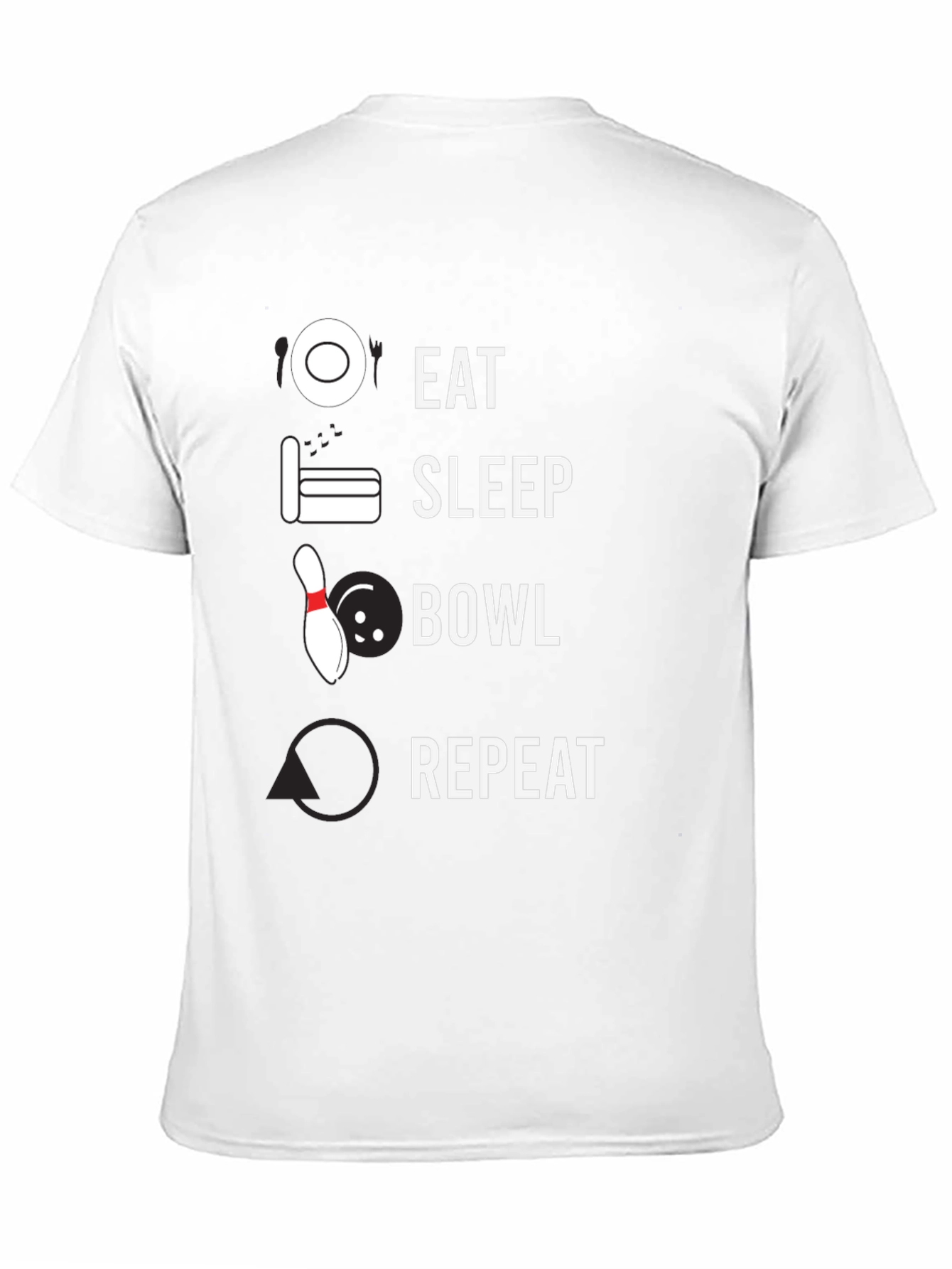 Eat Sleep Bowl Repeat T-Shirt