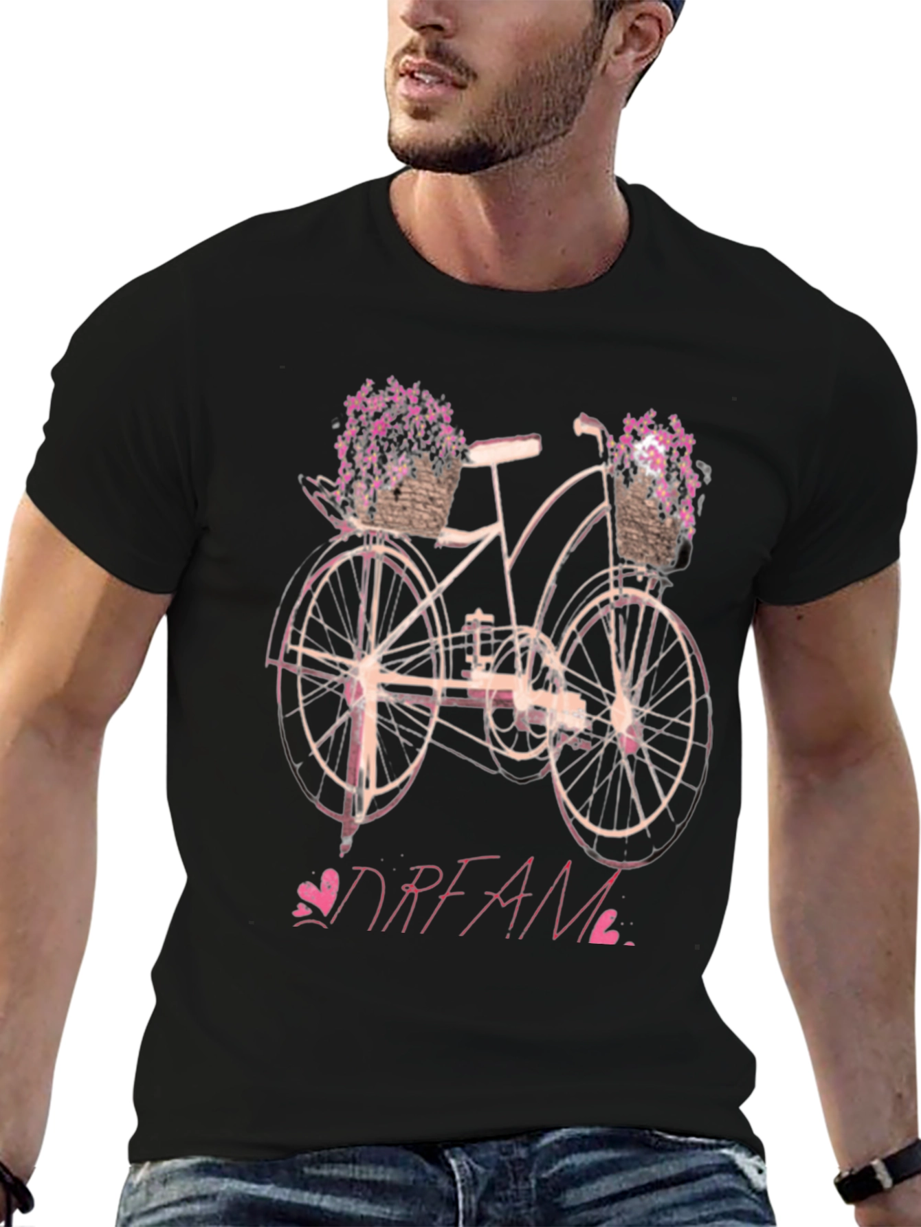Dream Bicycle Graphic Tee - Stylish & Comfortable