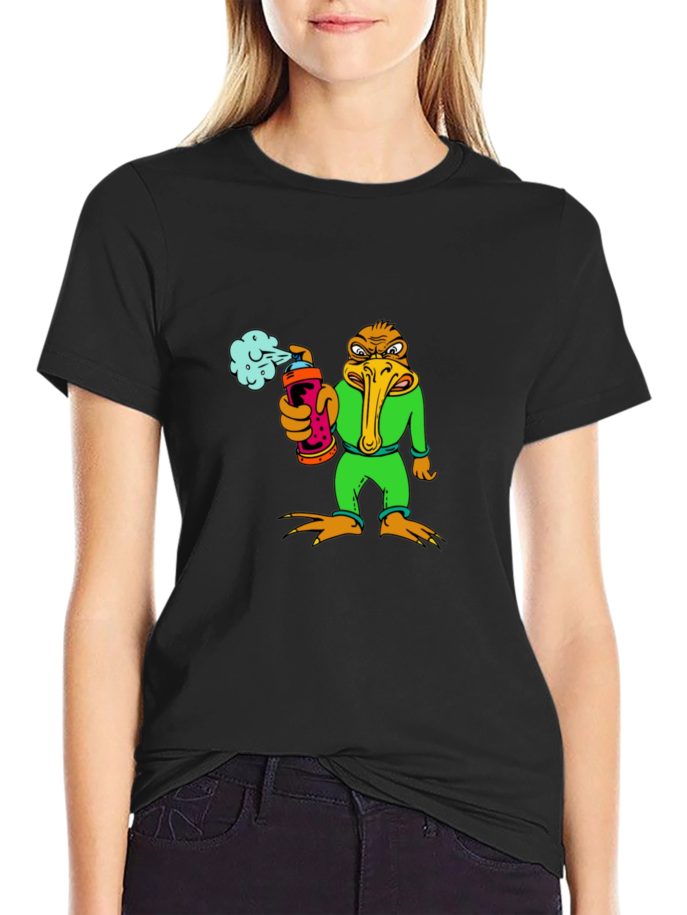 Cartoon Graffiti Character T-Shirt