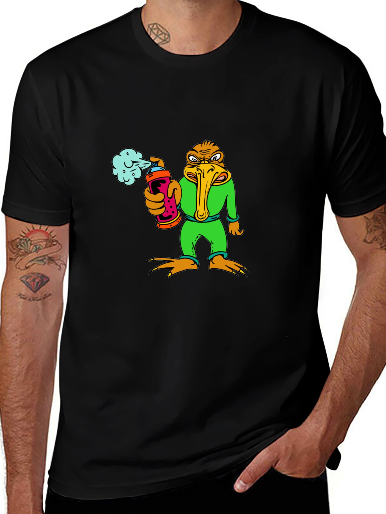 Cartoon Graffiti Character T-Shirt