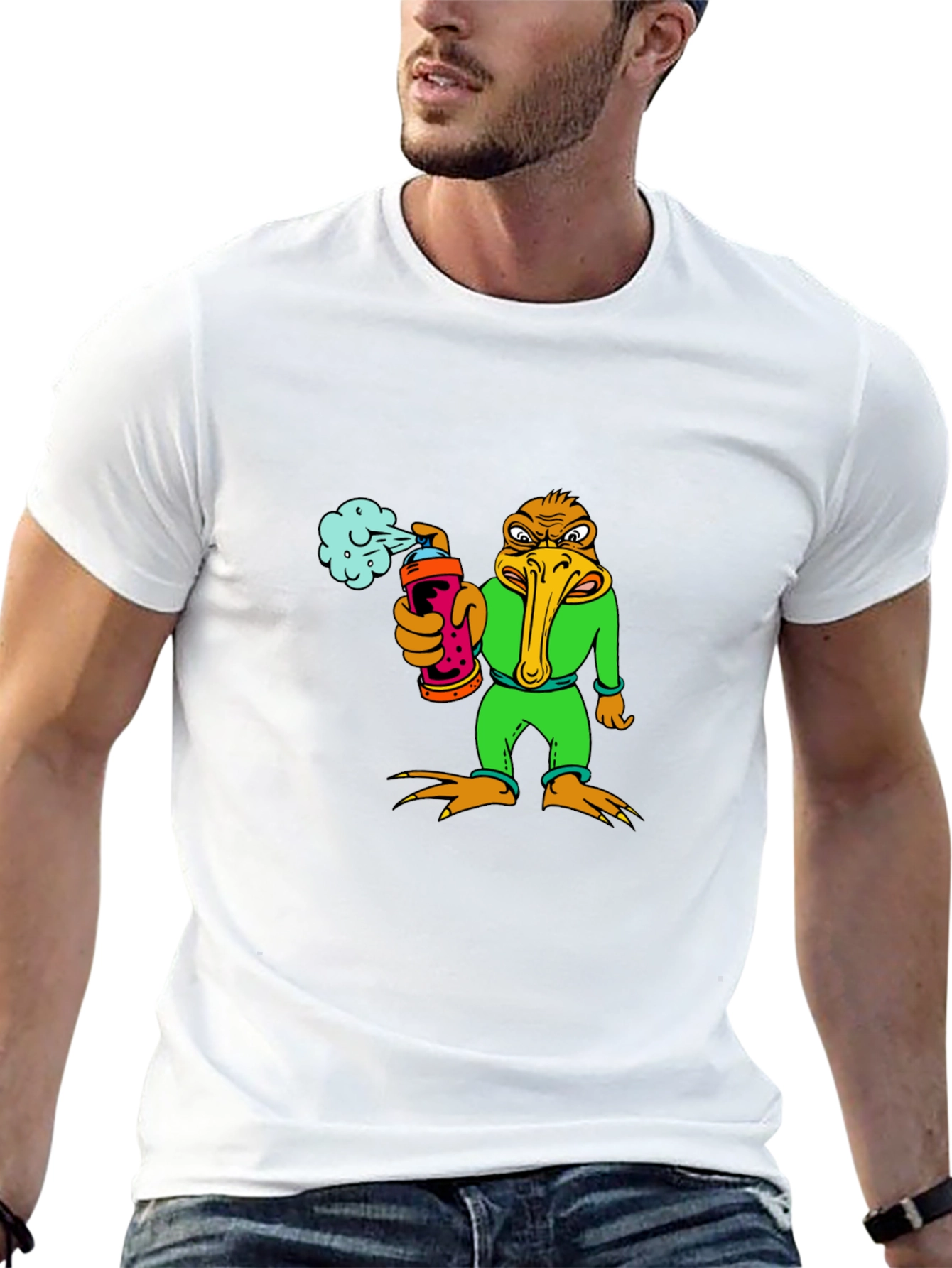 Cartoon Graffiti Character T-Shirt