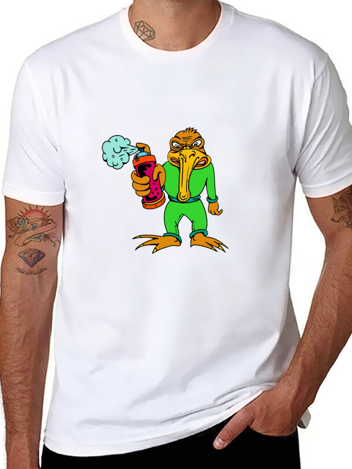 Cartoon Graffiti Character T-Shirt