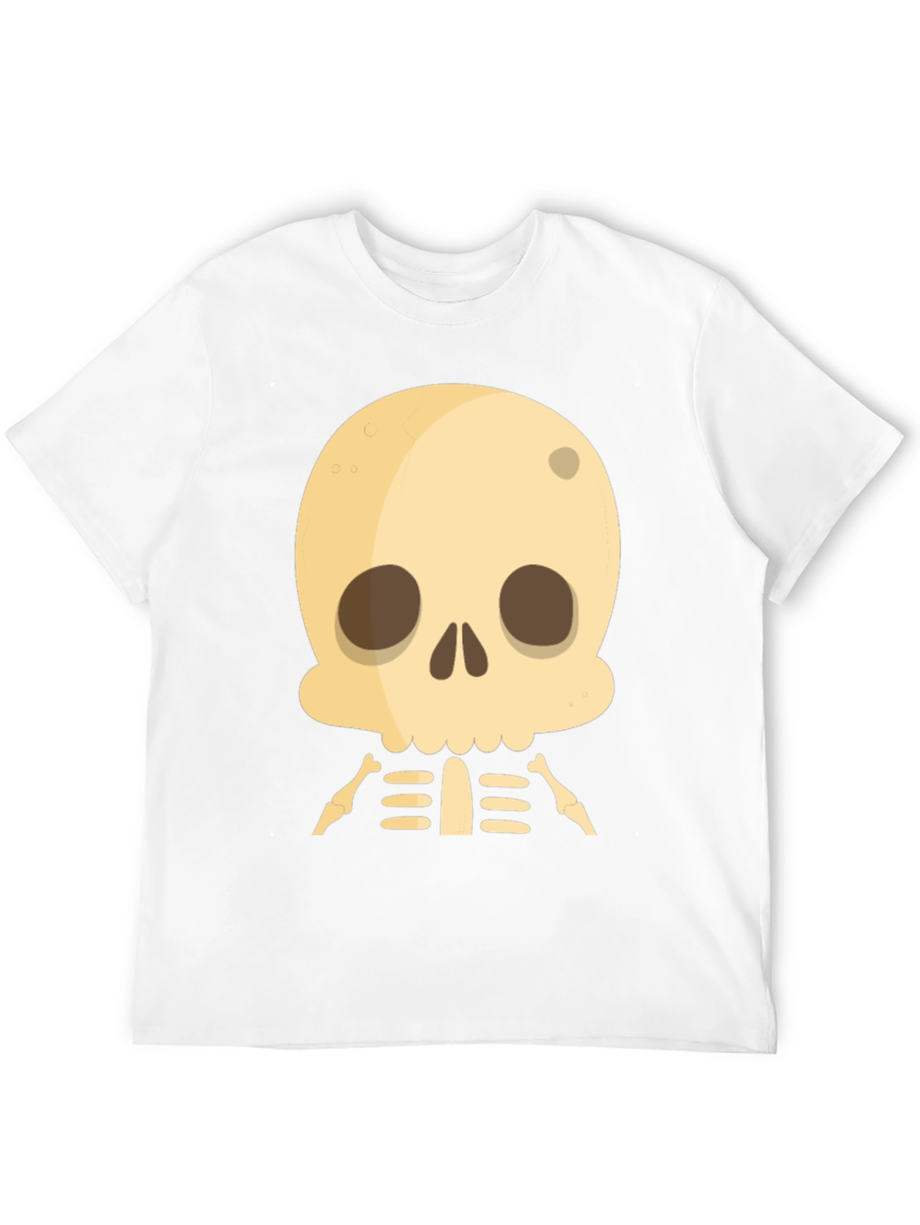 Cartoon Skull Graphic Tee - Halloween Ready!
