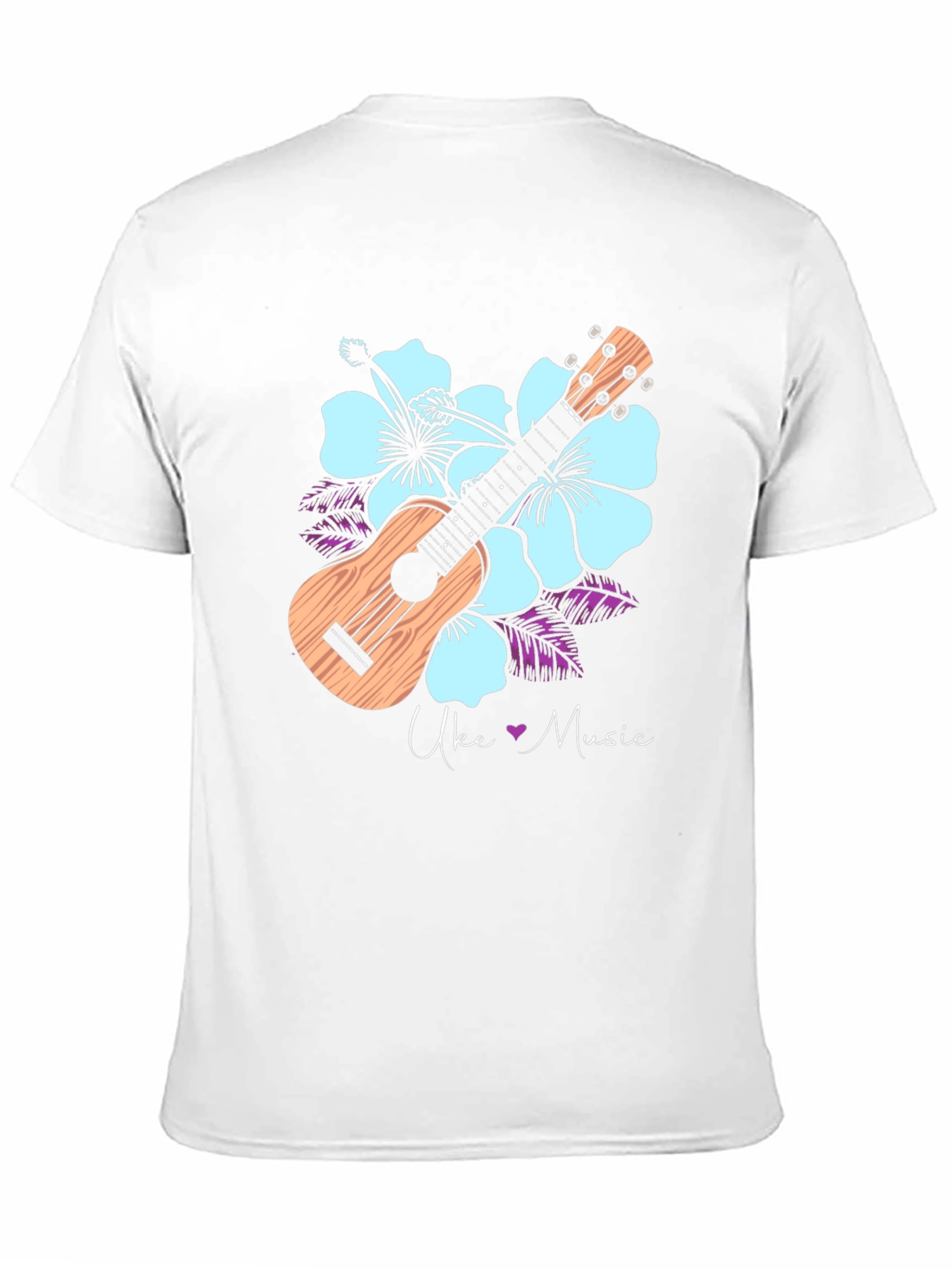 Ukulele Music Graphic Tee - Island Vibes