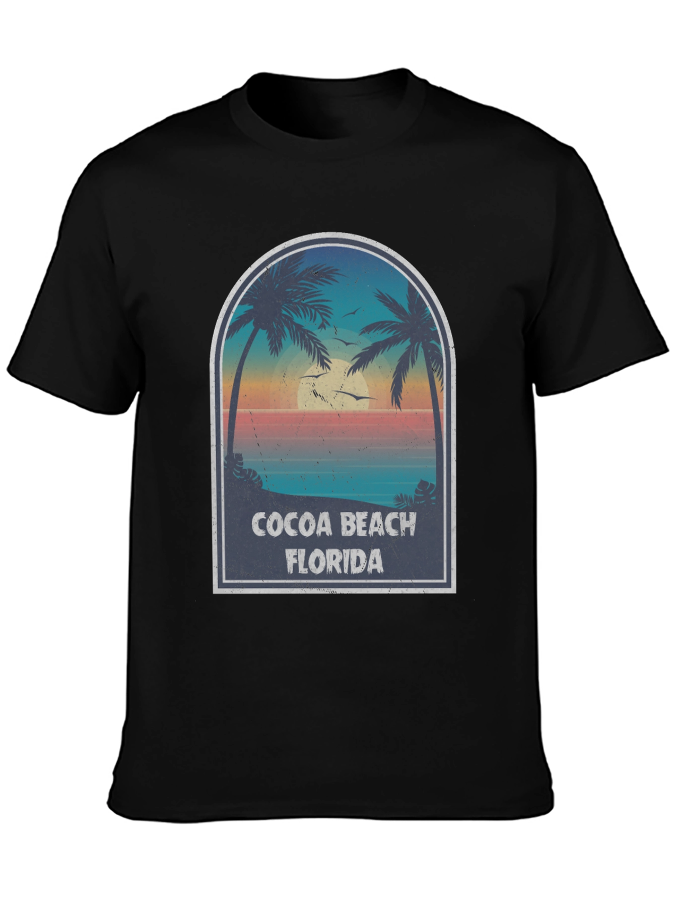 Cocoa Beach Florida Palm Tree T-Shirt
