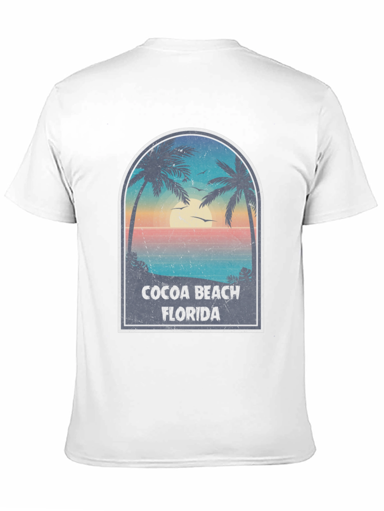 Cocoa Beach Florida Palm Tree T-Shirt