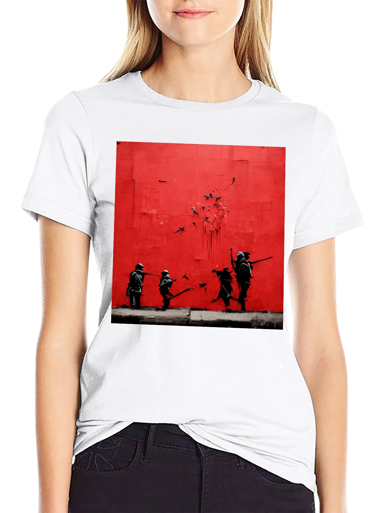 Banksy Inspired Art Tee - Streetwear Style