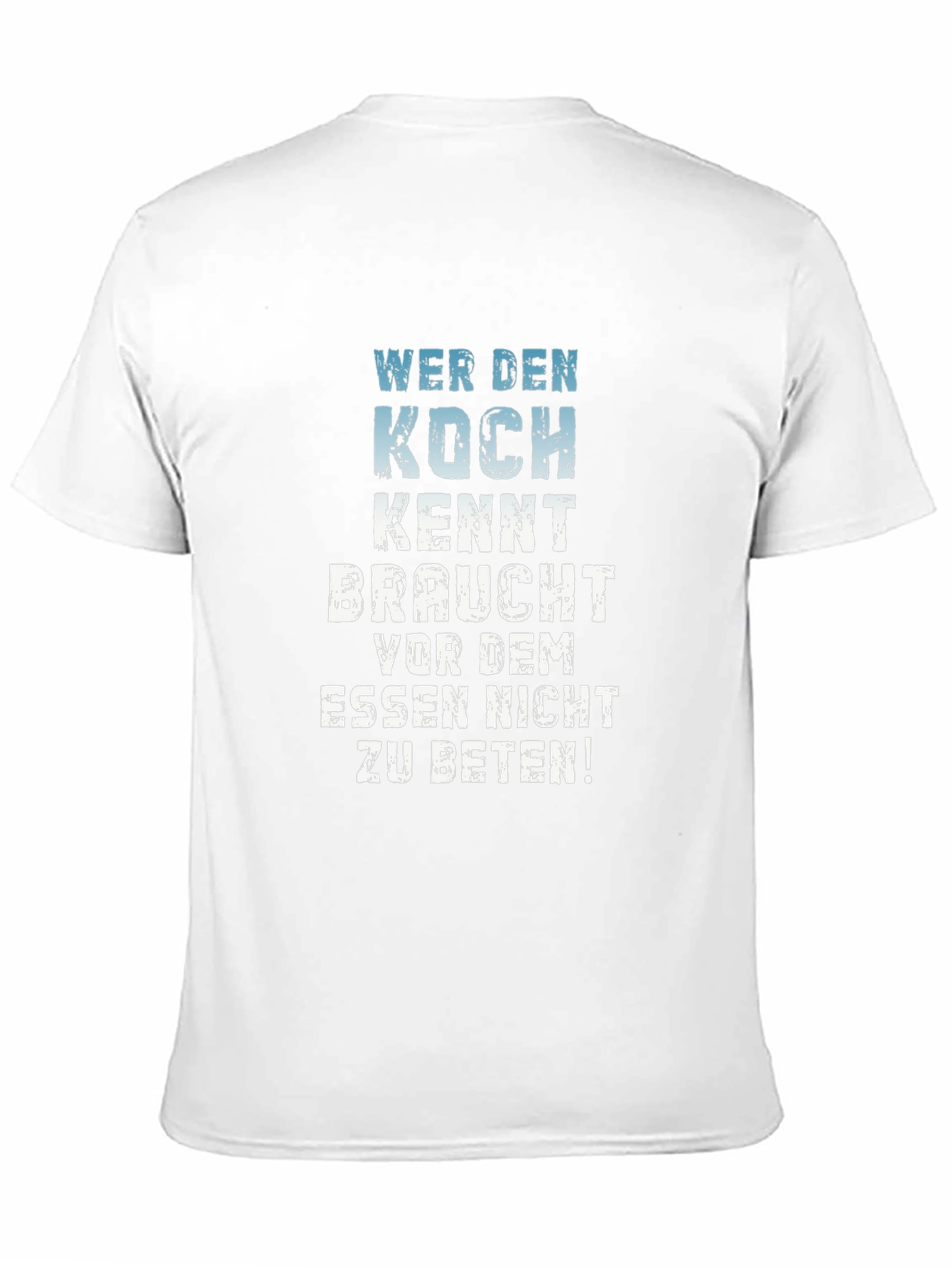 Wer Den Koch Kennt T-Shirt - Black Graphic Tee