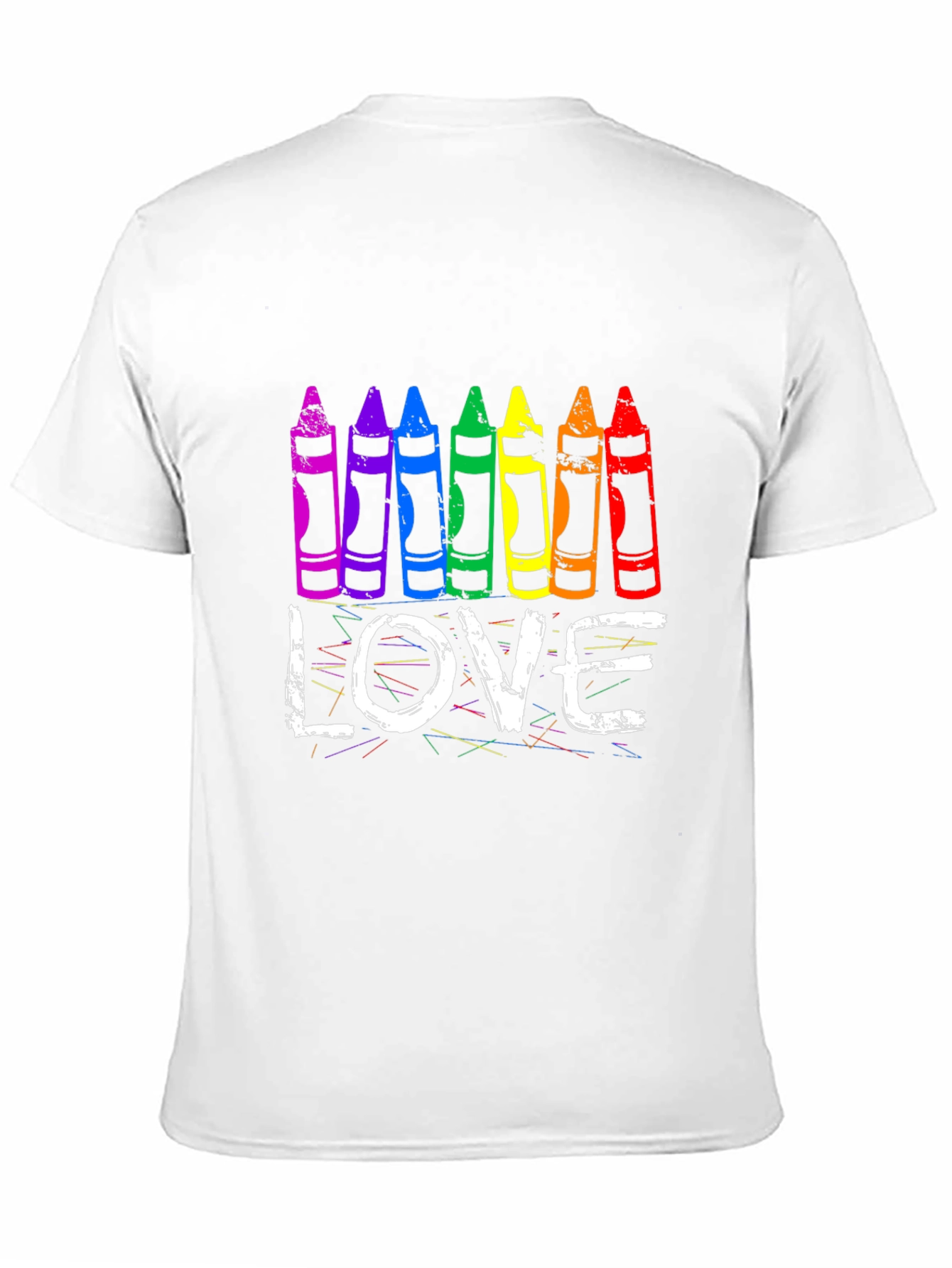 Love Crayon Pride Tee - LGBTQ+ Support