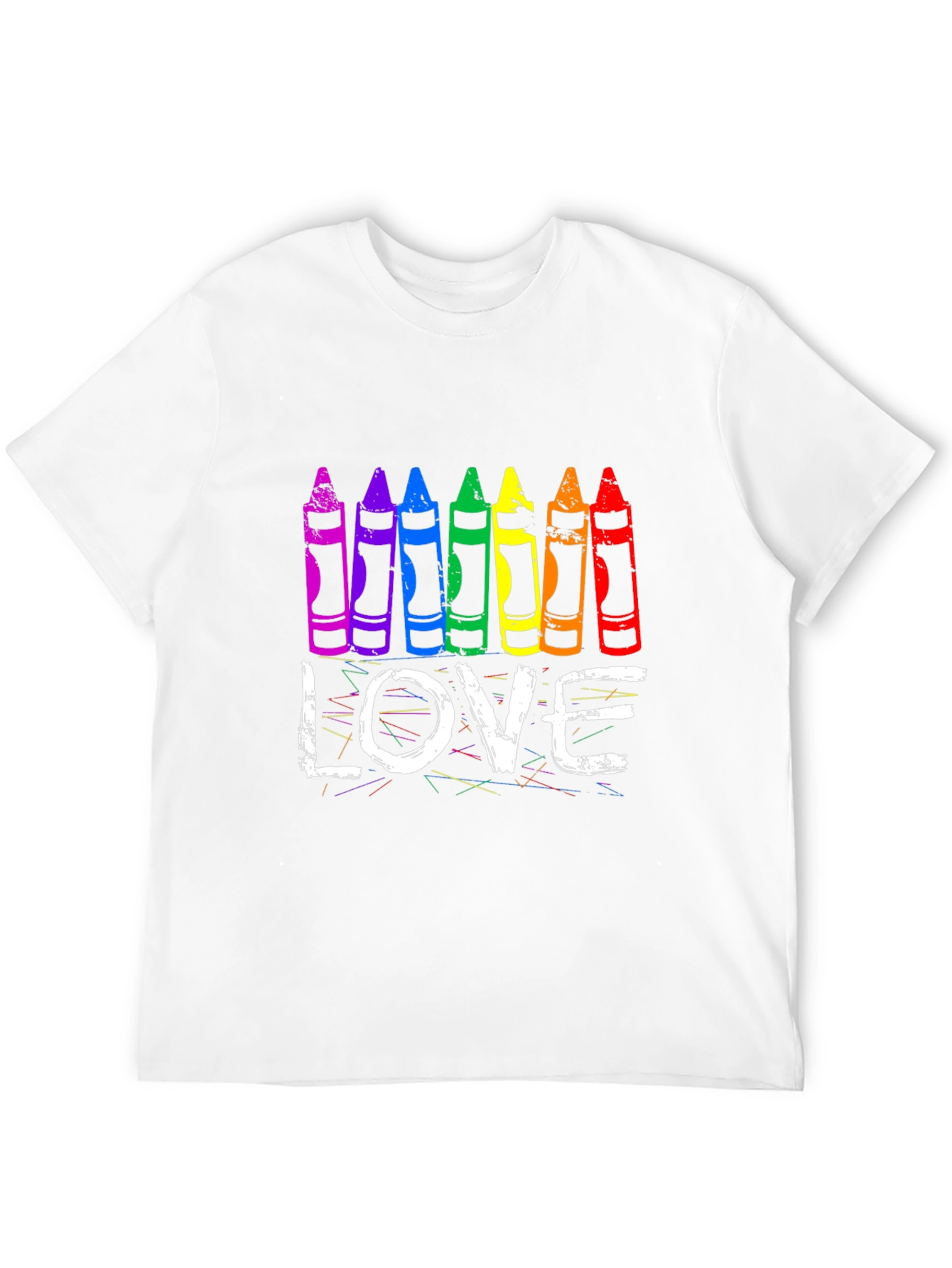 Love Crayon Pride Tee - LGBTQ+ Support
