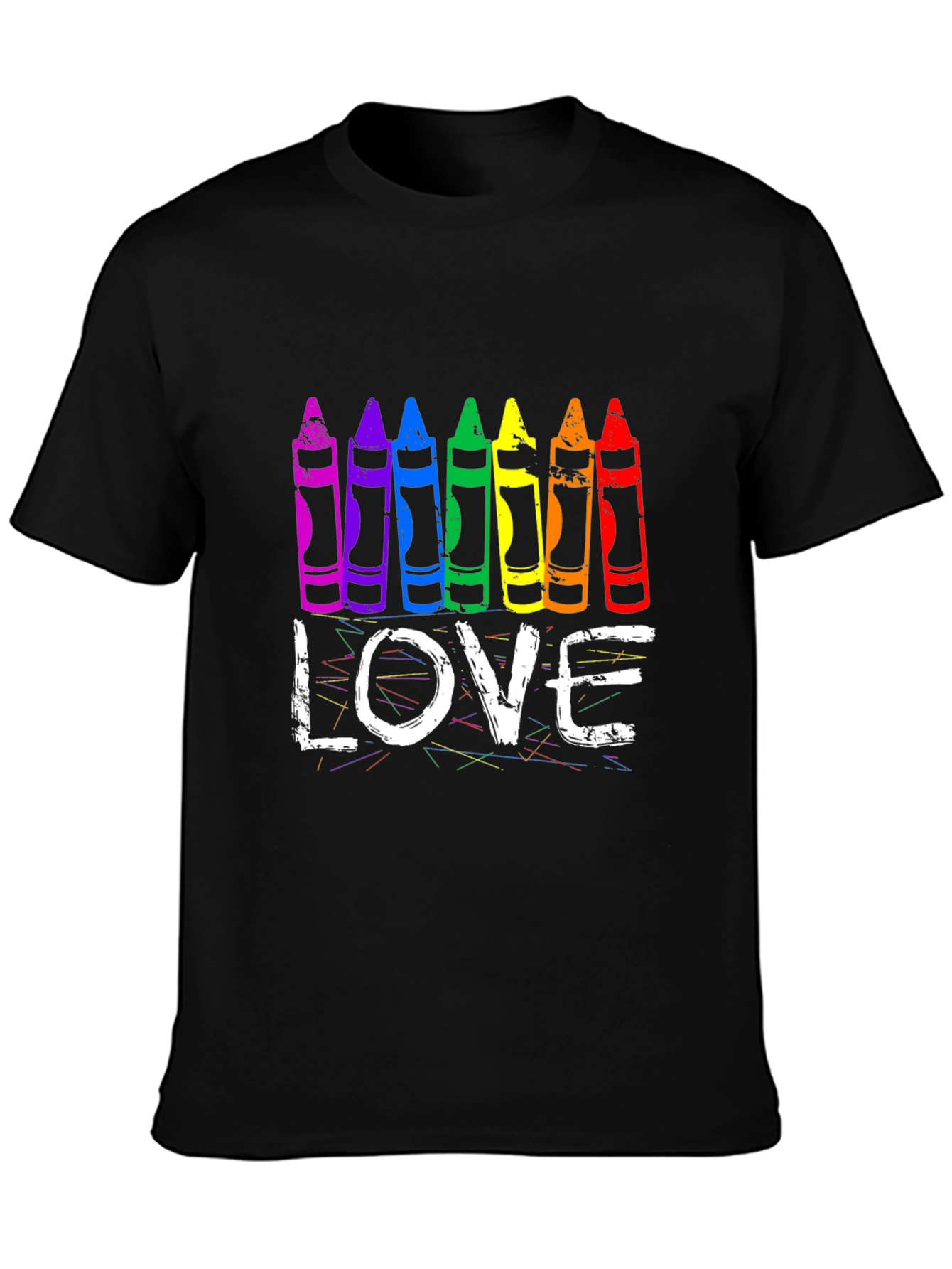 Love Crayon Pride Tee - LGBTQ+ Support