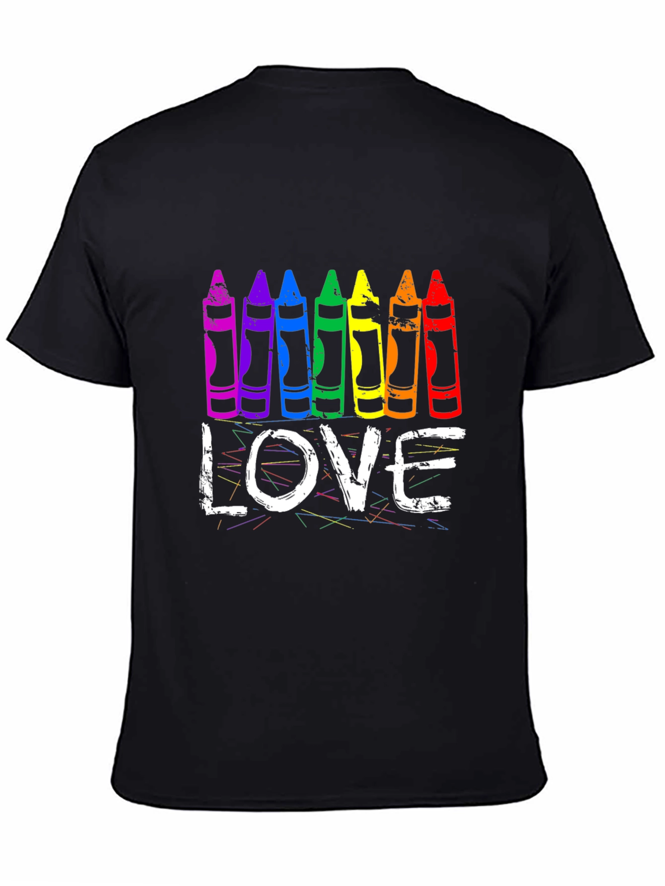 Love Crayon Pride Tee - LGBTQ+ Support